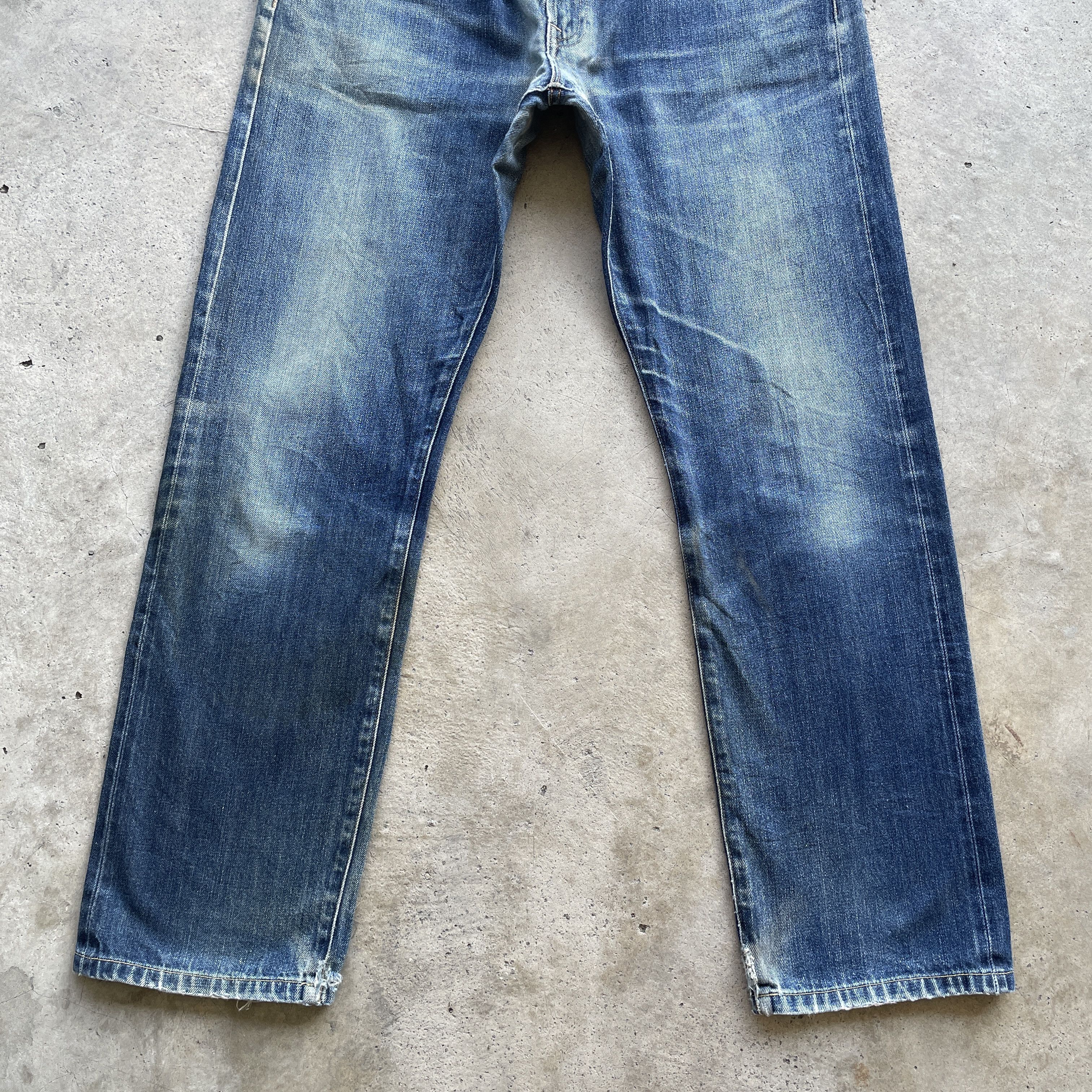 Japanese Brand Vintage Japanese Brand Faded Jeans Denim Pants W35 Size US 35 - 4 Thumbnail