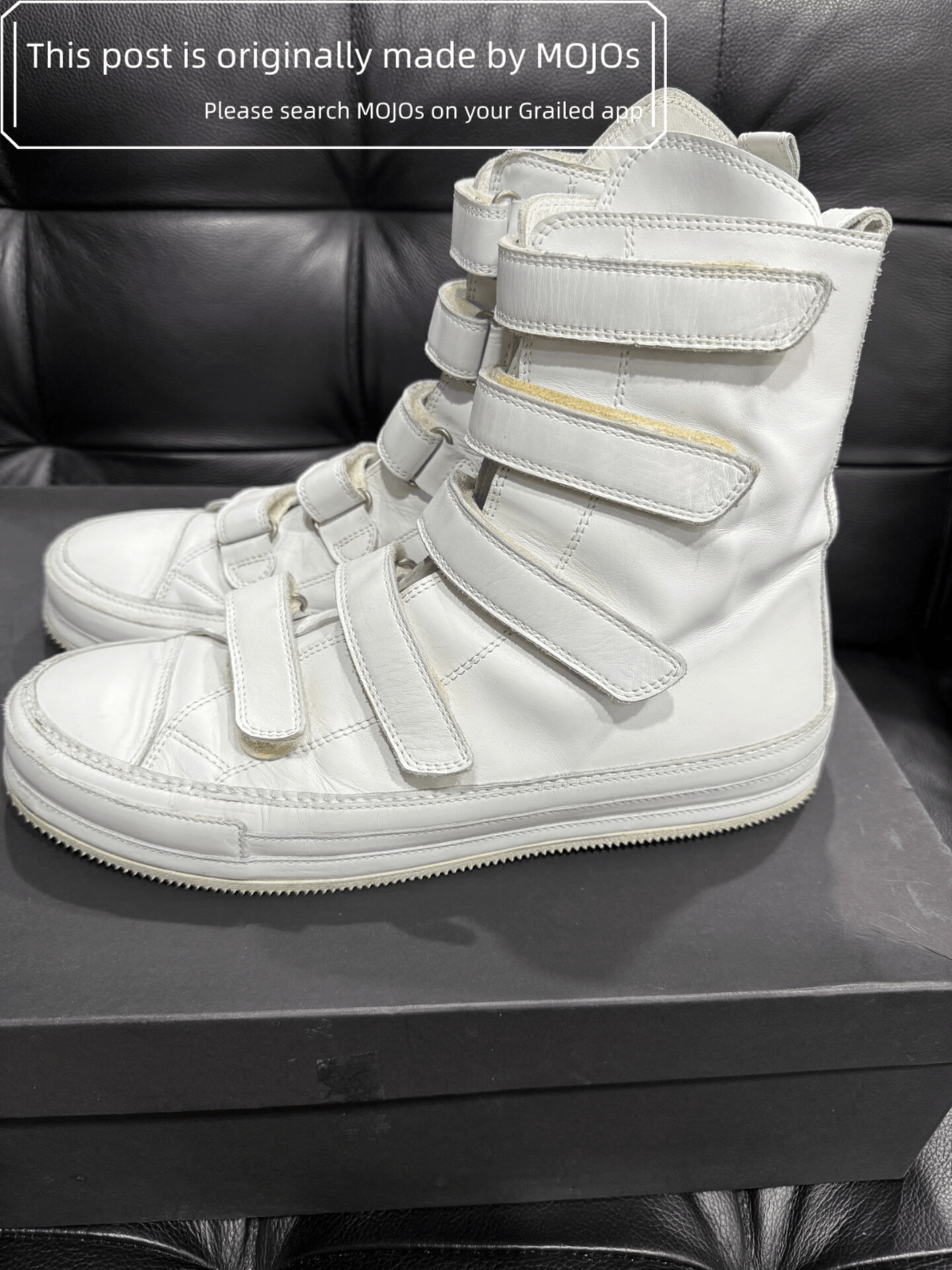 Ann Demeulemeester Sz 43 Ann Demeulemeester Stripe Hi-top Mojos47201826 Size US 10 / EU 43 - 2 Thumbnail
