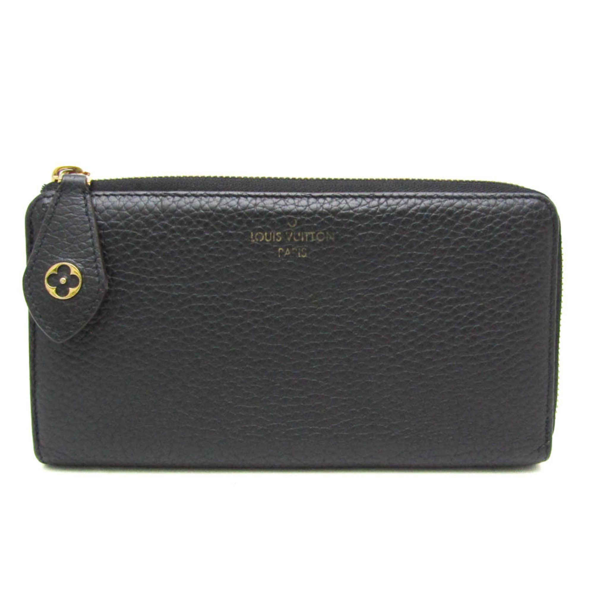 Louis Vuitton Louis Vuitton Taurillon Comete Wallet M63102 Women's Taurillon Leather Long Wallet (bi-fold) Noir Size ONE SIZE - 1 Thumbnail