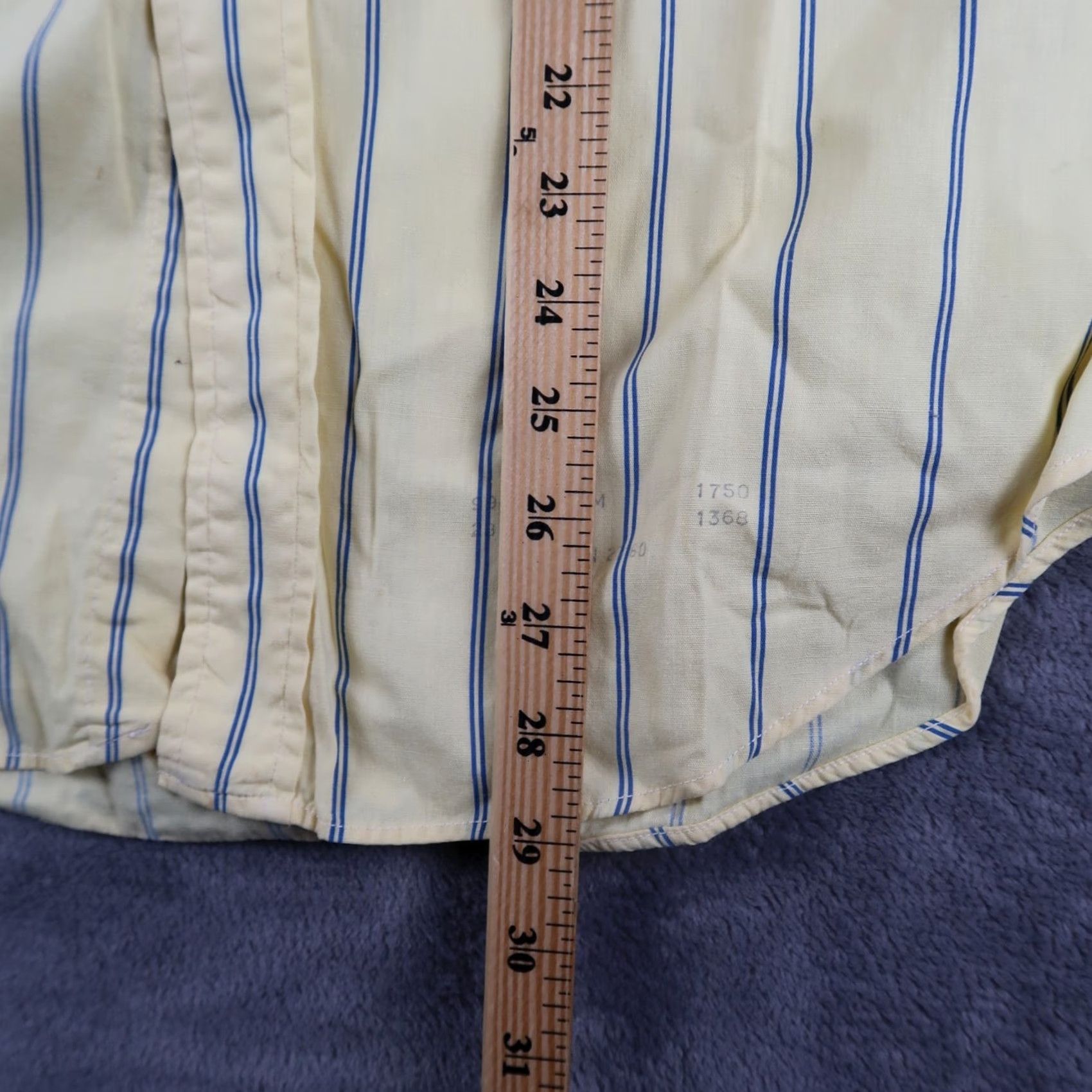 Vintage VINTAGE TownCraft Shirt Mens M Yellow Stripe Button-Down 70s 80s Size US M / EU 48-50 / 2 - 5 Thumbnail