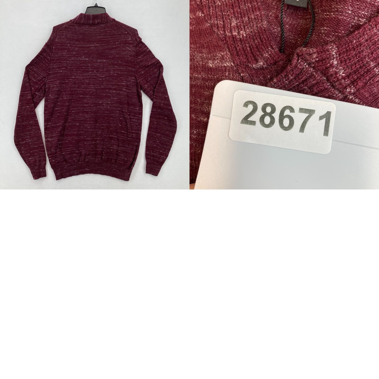 Express **Express Mens XL Heathered Maroon Red Wool Blend Henley Sweater NWT** User: Express Mens XL Heathered Maroon Red Wool Blend Henley Sweater NWT Size US XL / EU 56 / 4 - 9 Thumbnail