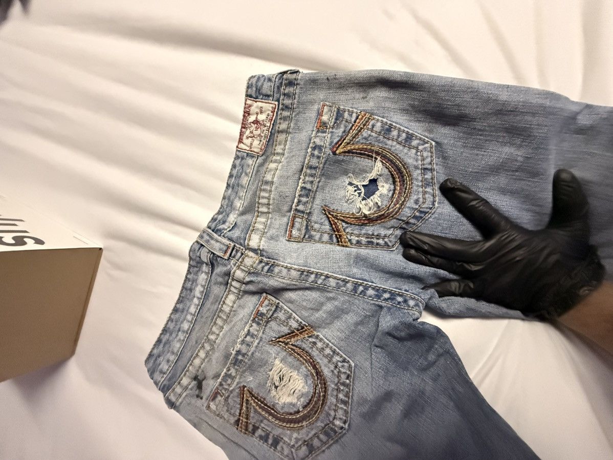 True Religion × Vintage Rainbow True Religion Jeans Real Vintage Y2K Bobby Big T Cut Size 31" - 1 Thumbnail
