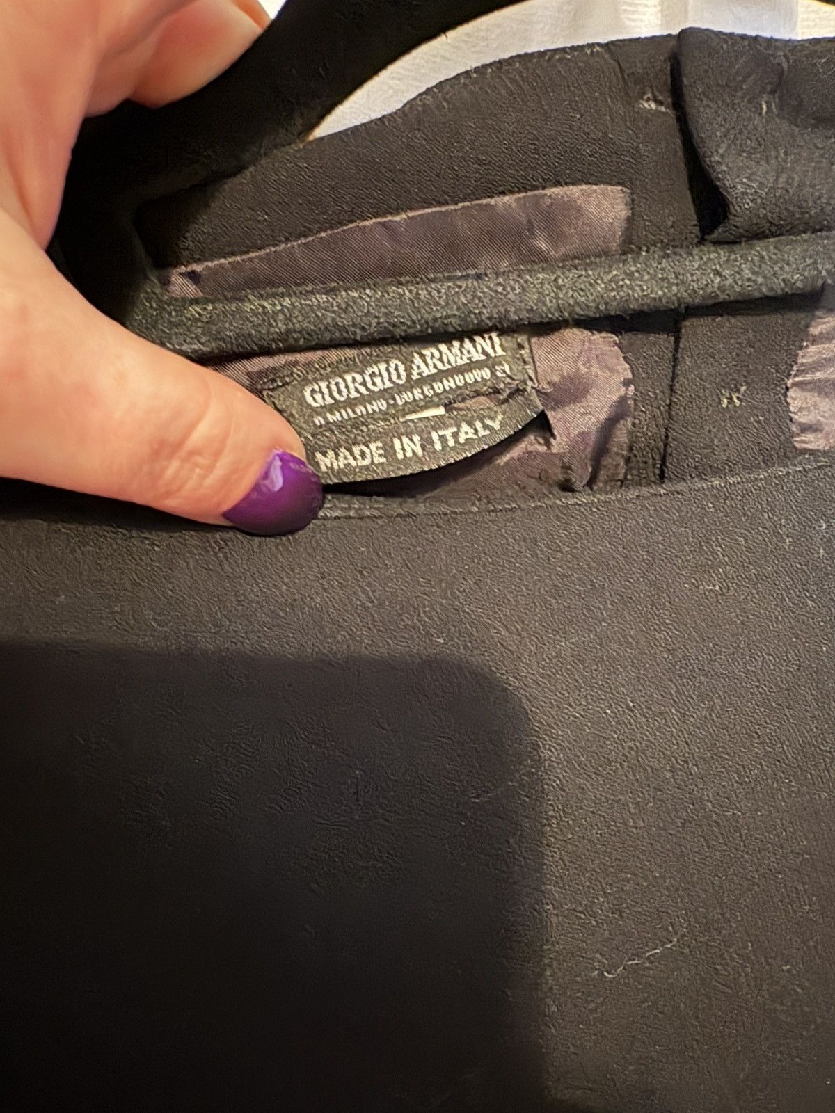 Giorgio Armani × Vintage Vintage Giorgio Armani Blouse - 100% Pure New Wool Size XS / US 0-2 / IT 36-38 - 4 Thumbnail