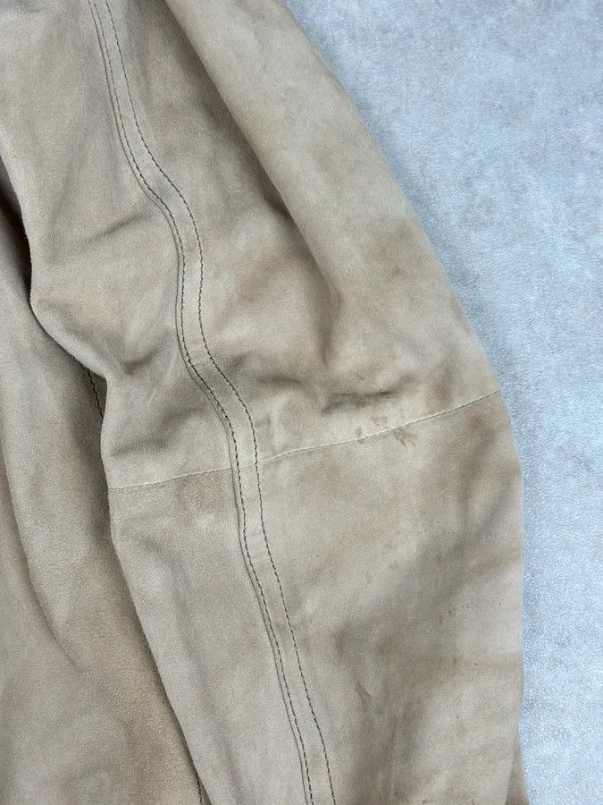 Prada AW2009 Prada Beige Suede Bomber Jacket Size US M / EU 48-50 / 2 - 8 Thumbnail