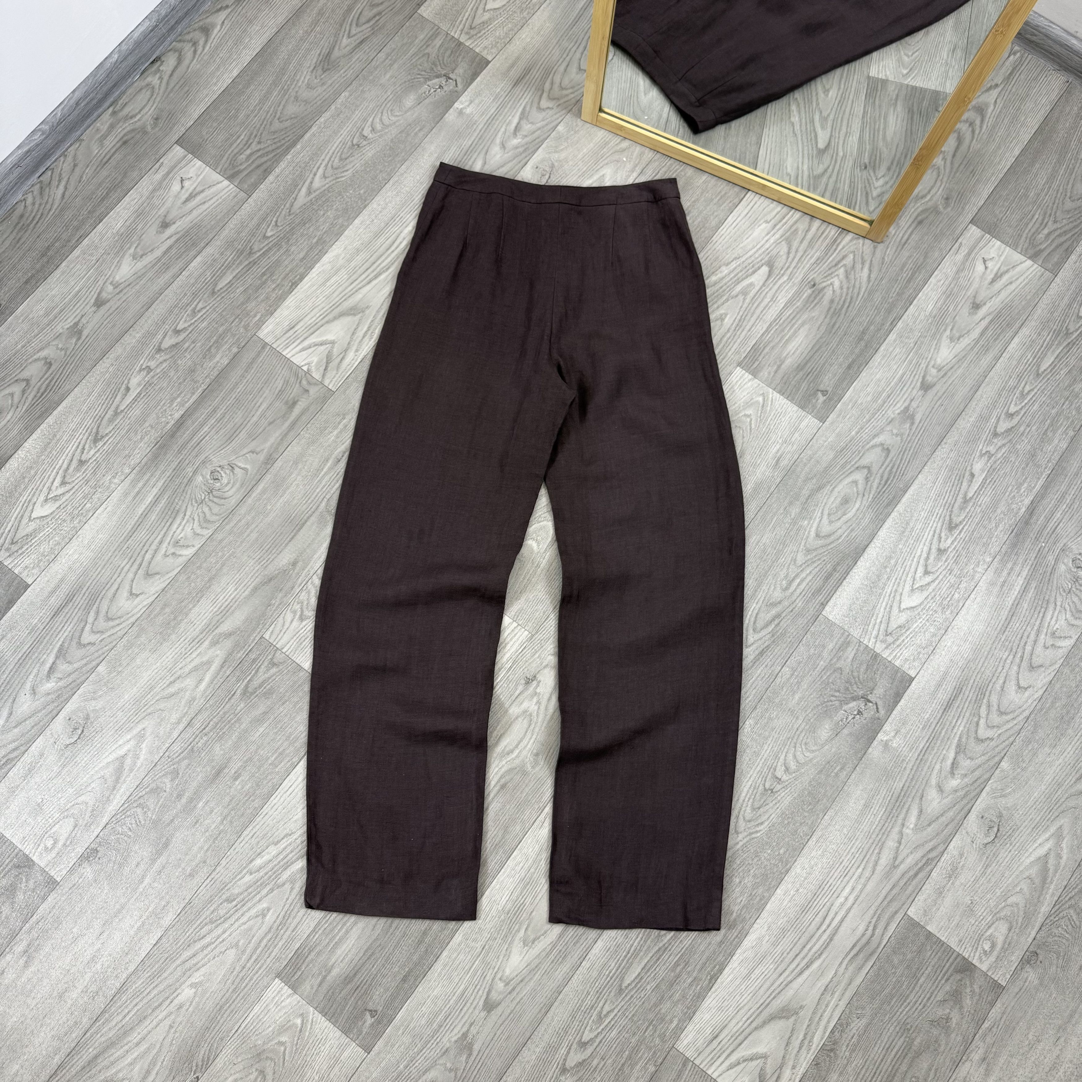 Giorgio Armani Vintage Giorgio Armani 80s Brown Classic Casual Pants Size 26" / US 2 / IT 38 - 2 Thumbnail