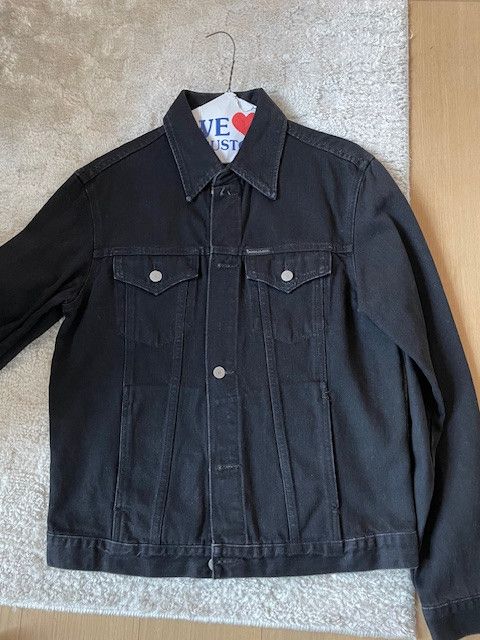 Calvin Klein Calvin Klein Black Denim Jacket (Size M) Size US M / EU 48-50 / 2 - 2 Thumbnail