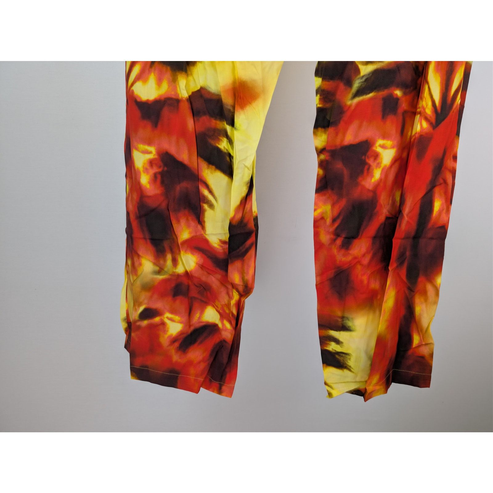 Palm Angels o1rshd1 Palms on Fire🔥 Cozy Pants in Yellow / Red Size US 36 / EU 52 - 13 Thumbnail