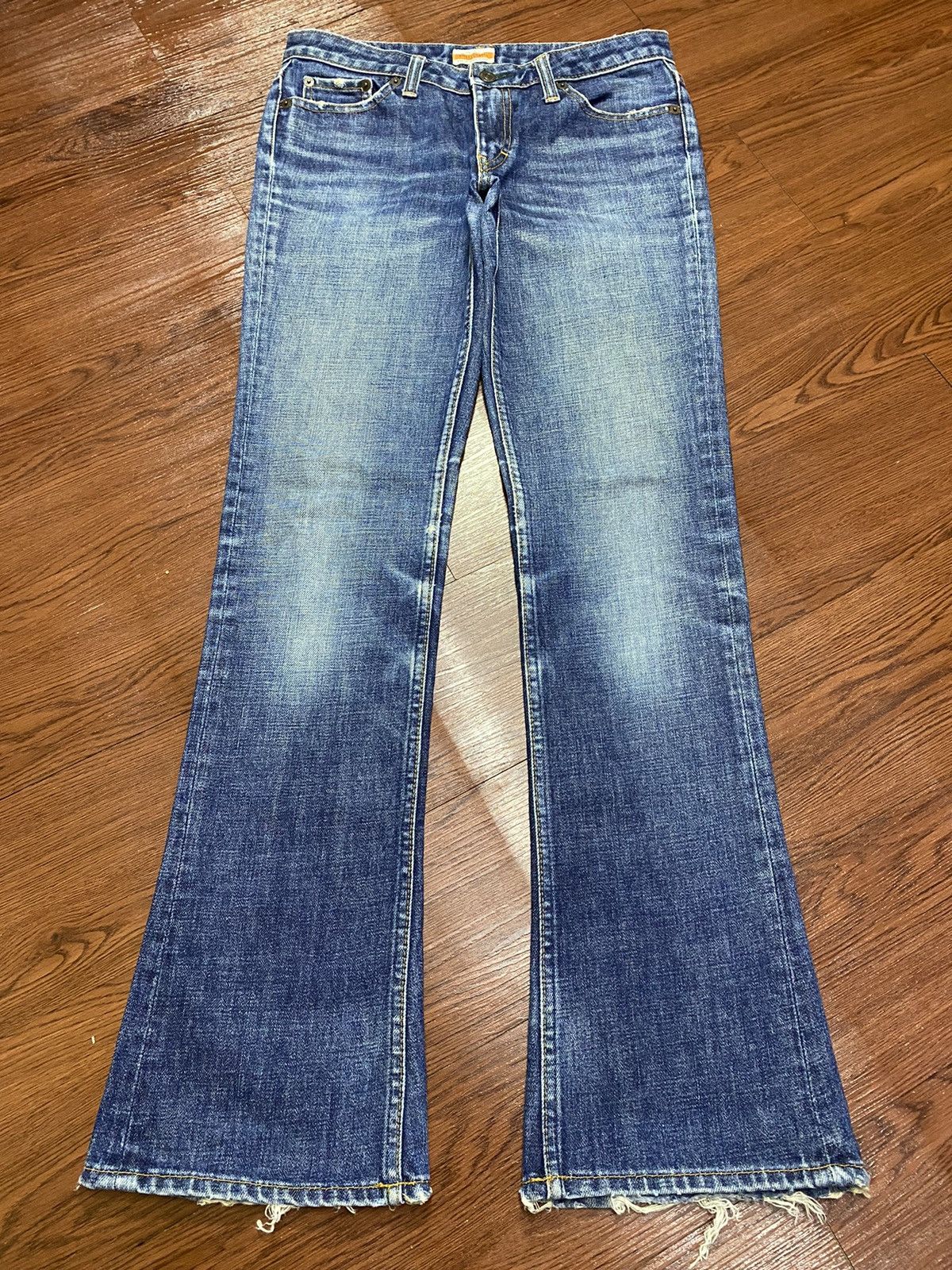 Japanese Brand Vintage Japanese Brands Sweet Camel Blue Wash Flare Jeans Size US 30 / EU 46 - 1 Thumbnail