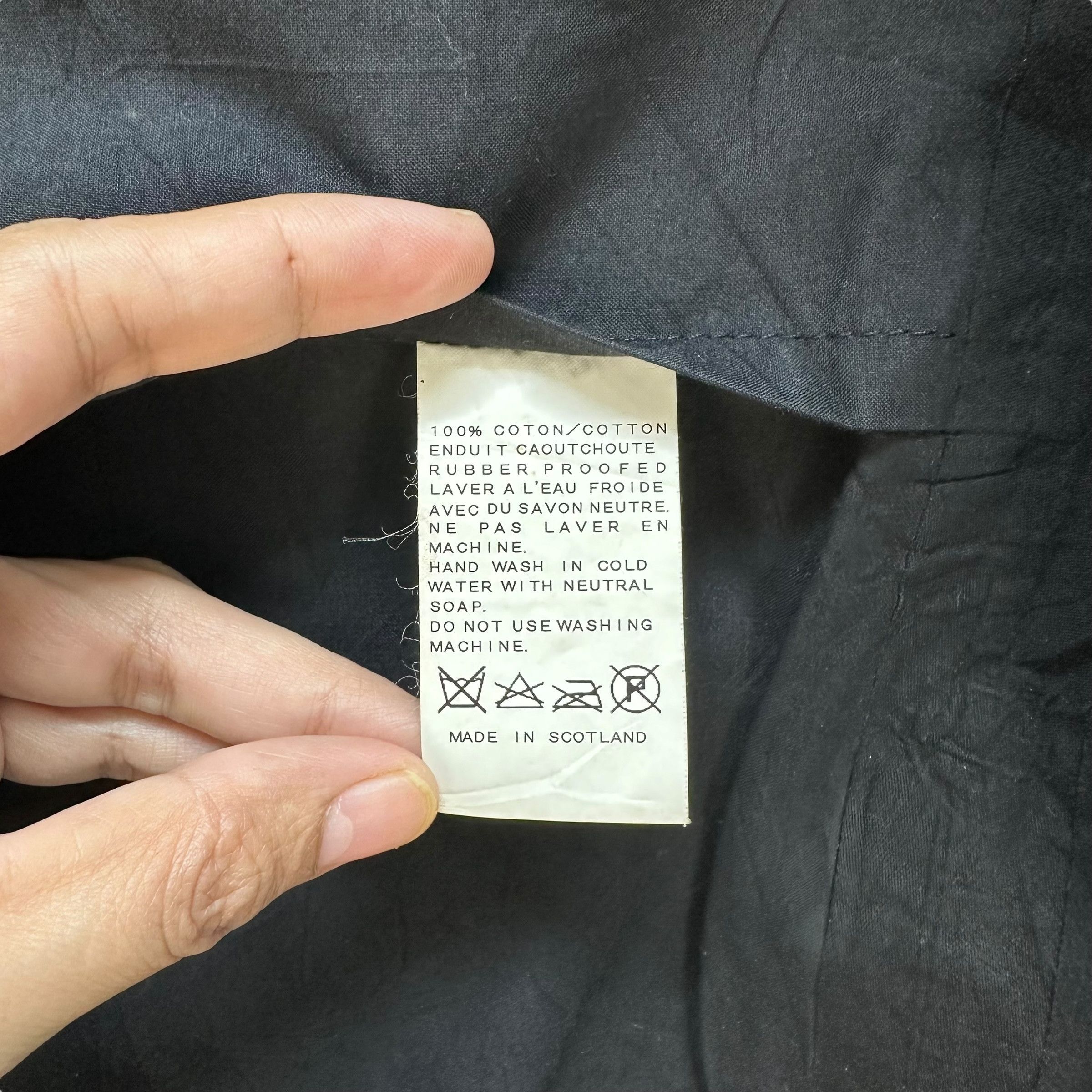 Mackintosh Mackintosh Genuine Handmade Cotton Rubber Overcoat #A7-0175 Size XS / US 0-2 / IT 36-38 - 10 Thumbnail