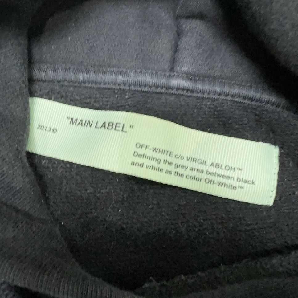 Off-White Off-White Diagonal Stencil Hoodie Size US S / EU 44-46 / 1 - 3 Thumbnail