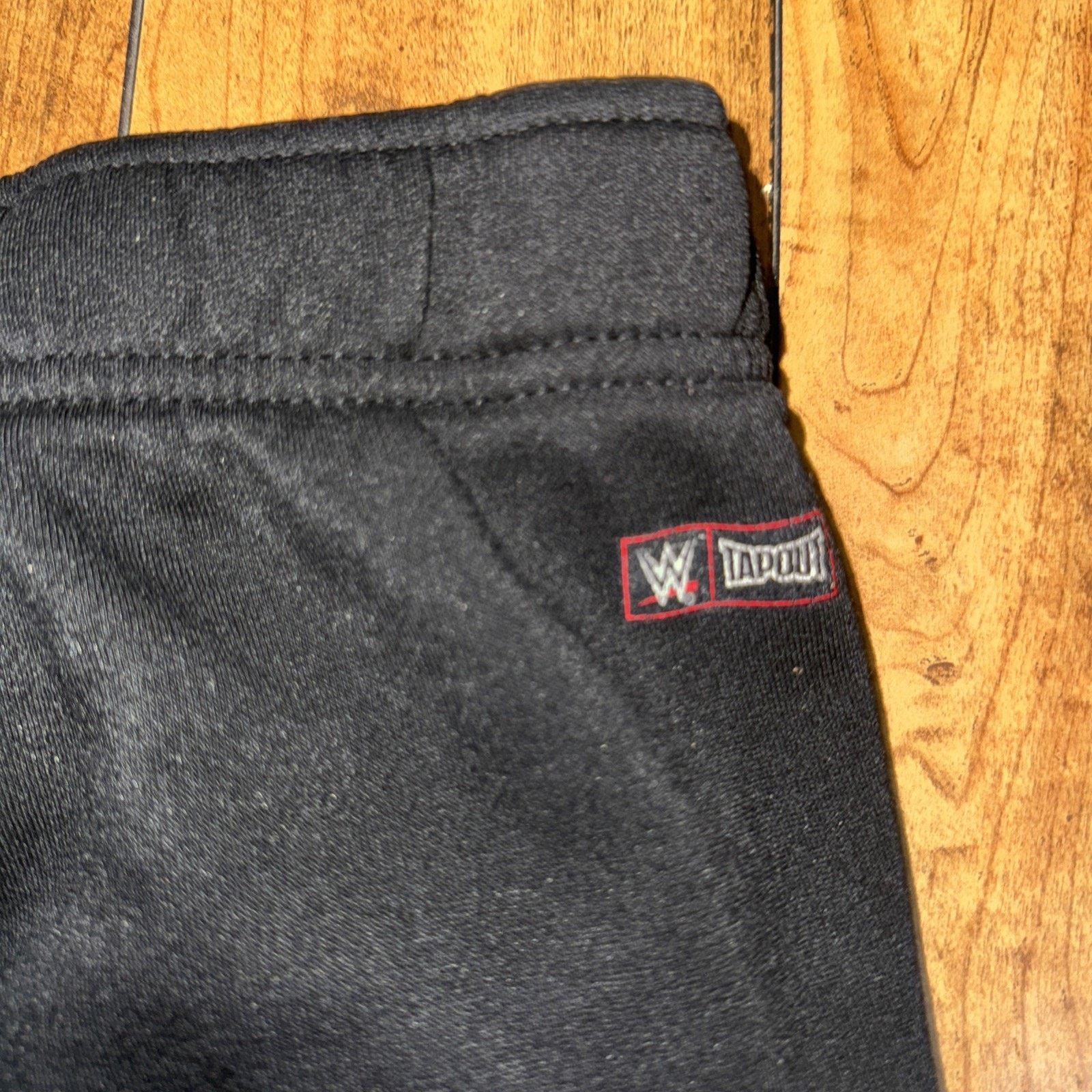 Tapout × Vintage × WWE WWE Tap Out Sweatpants Black XL 34x28 Size US 34 / EU 50 - 2 Thumbnail