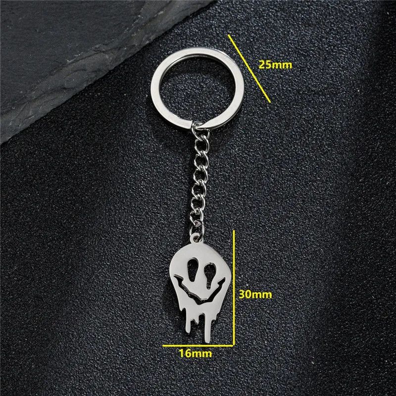 Jewelry Funny Halloween Ghost Keychain Cartoon Skull Key Size ONE SIZE - 2 Thumbnail