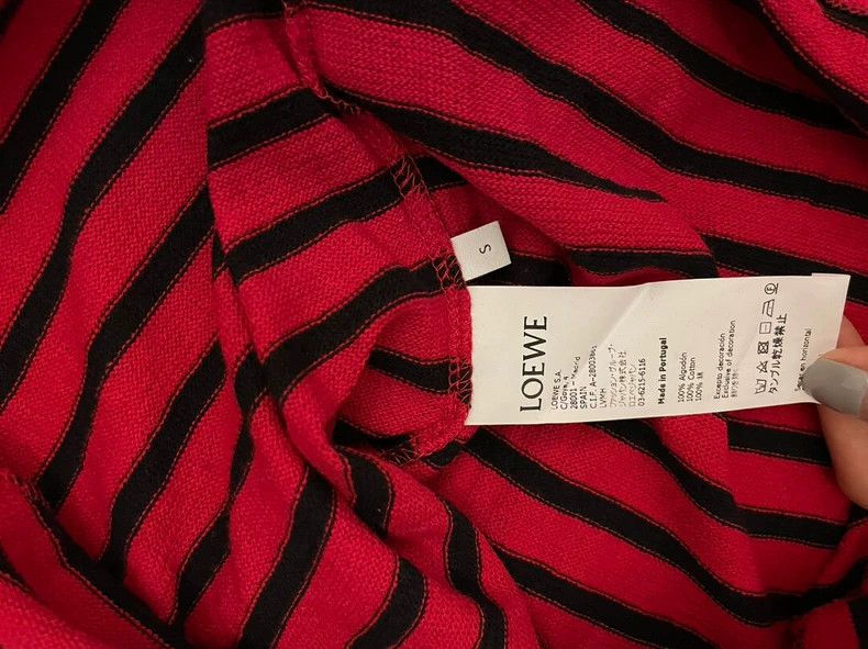 Loewe LOEWE Striped short sleeves Size S / US 4 / IT 40 - 3 Thumbnail