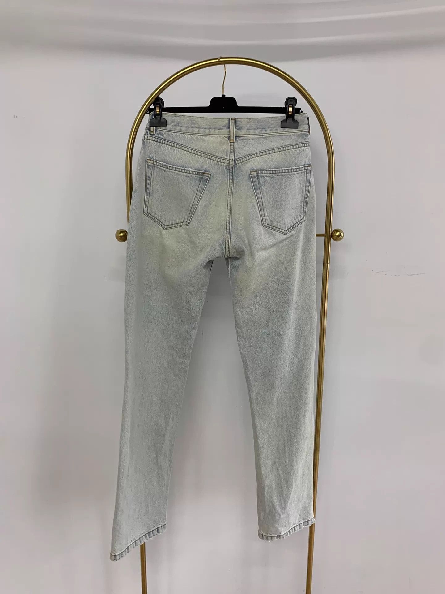 The Row The Row Light Wash Distressed Jeans 0 New Size 25" / US 0 / IT 36 - 3 Thumbnail