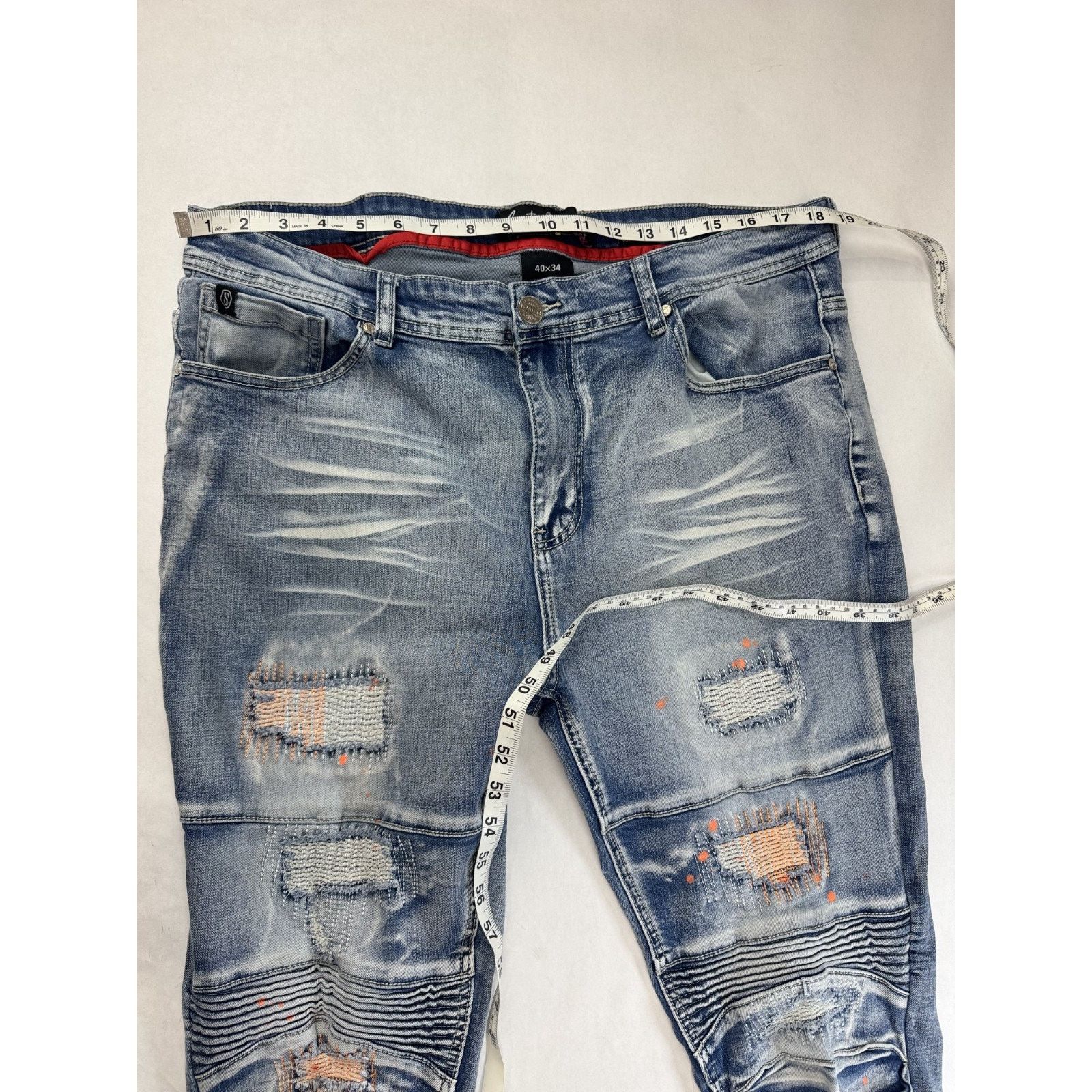 Other Switch Remarkable Stacked Jeans Streetwear Slim Taper 40*34 Size US 40 / EU 56 - 2 Thumbnail