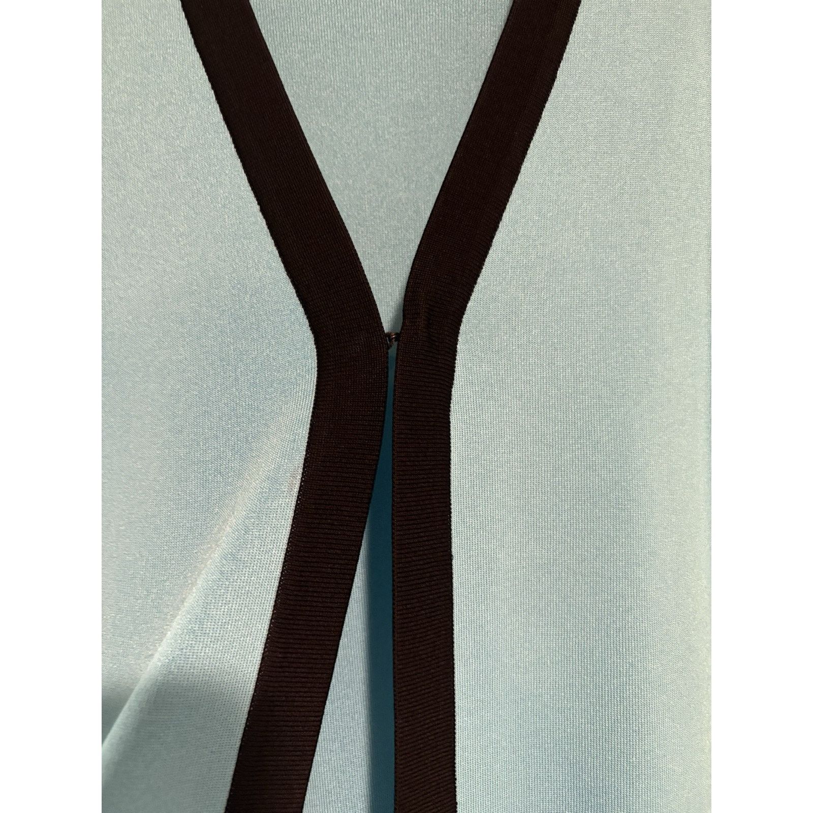 & Other Stories Exclusively Misook Cardigan Top Medium Blue Silky Acrylic Size M / US 6-8 / IT 42-44 - 4 Thumbnail