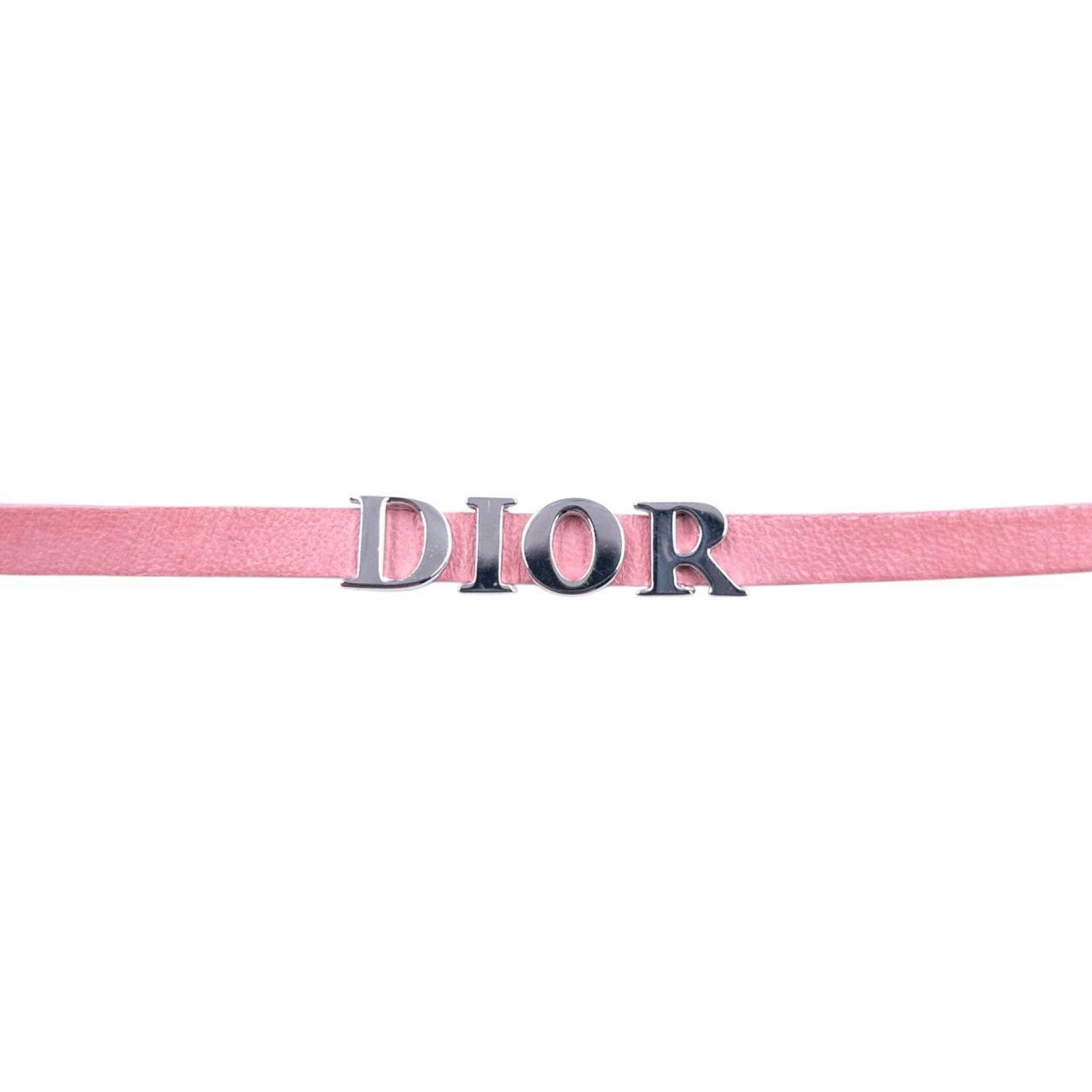 Dior Vintage Dior Leather Bracelet Size ONE SIZE - 2 Thumbnail