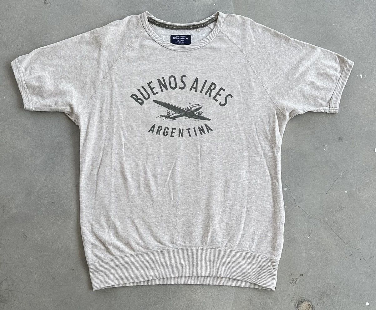 Uniqlo RETRO AMERICAN BB x UNIQLO BUEINOS AIRES SHORT SWEATSHIRT Size US M / EU 48-50 / 2 - 1 Thumbnail