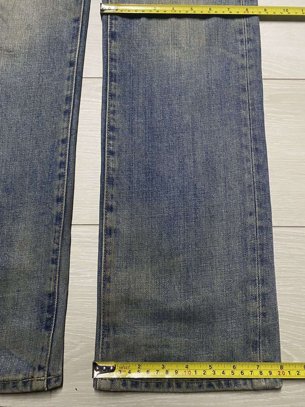 Uniqlo Vintage Uniqlo Mud Wash Distressed Slim Fit Jeans Size US 34 / EU 50 - 14 Thumbnail