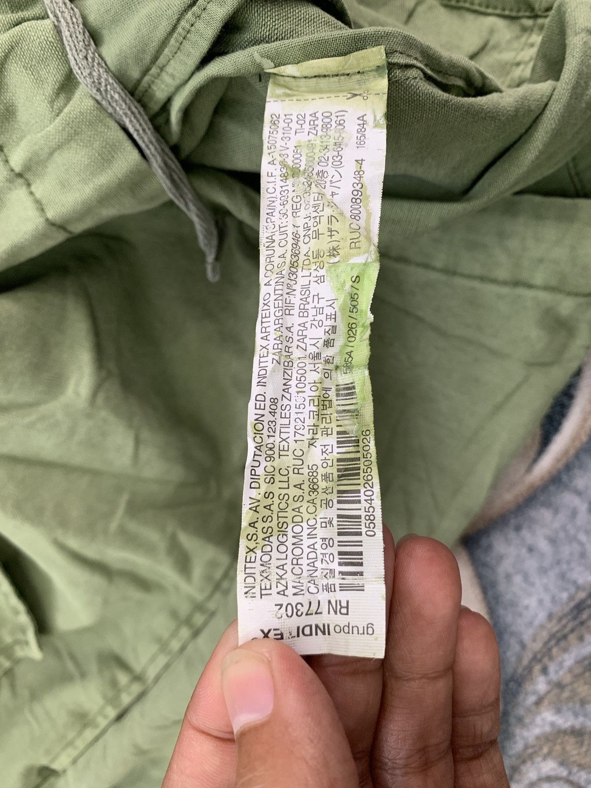 Art Comes First Zara Z1975 Denim Military Style Jacket With Nice Printed Size US S / EU 44-46 / 1 - 12 Thumbnail