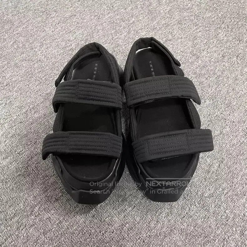Rick Owens Rick Owens Black Platform Sandals. Size US 10 / EU 43 - 3 Thumbnail