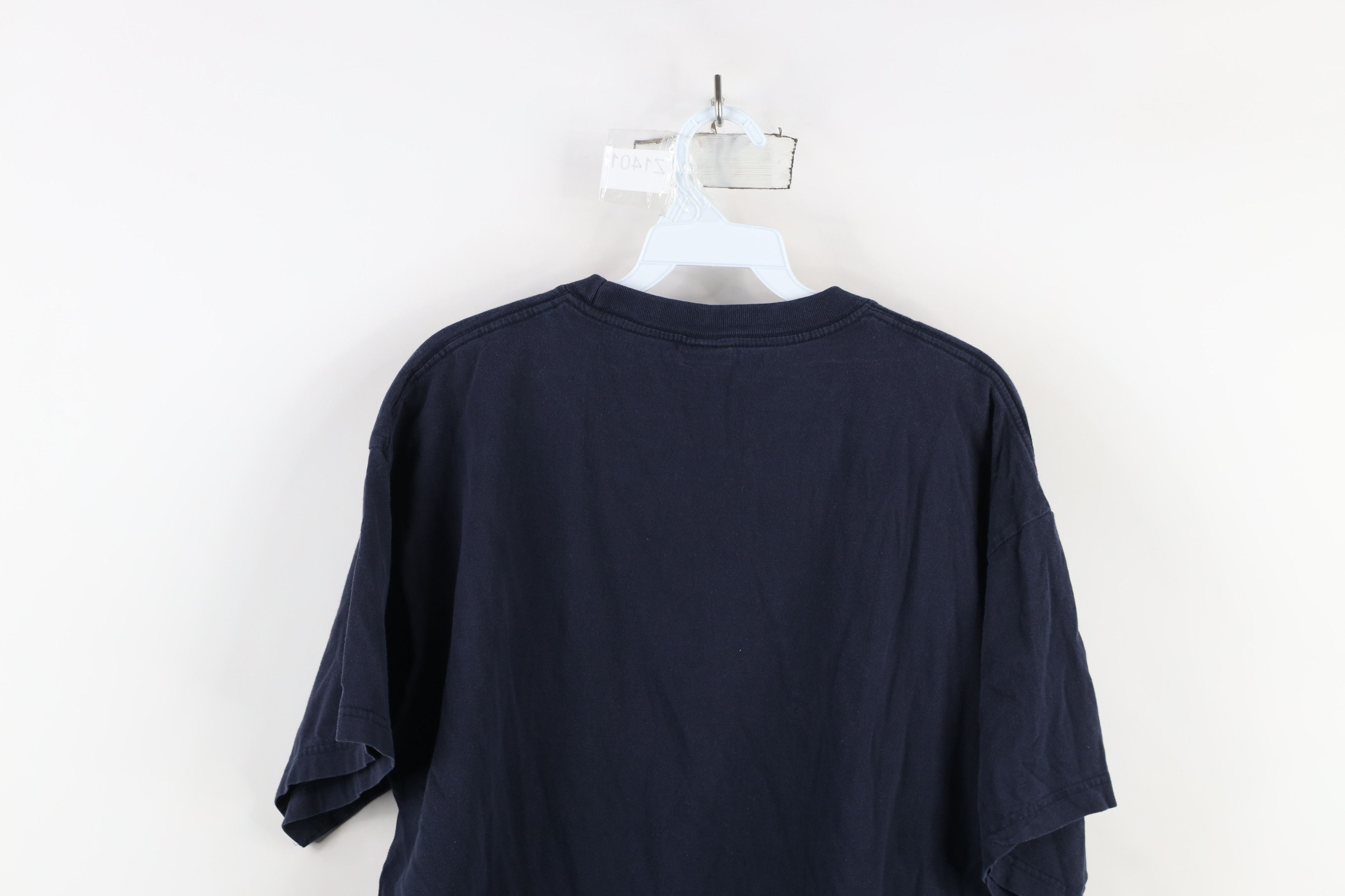 Vintage Vintage 90s Oxford University England T-Shirt Navy Blue Size US XL / EU 56 / 4 - 9 Thumbnail