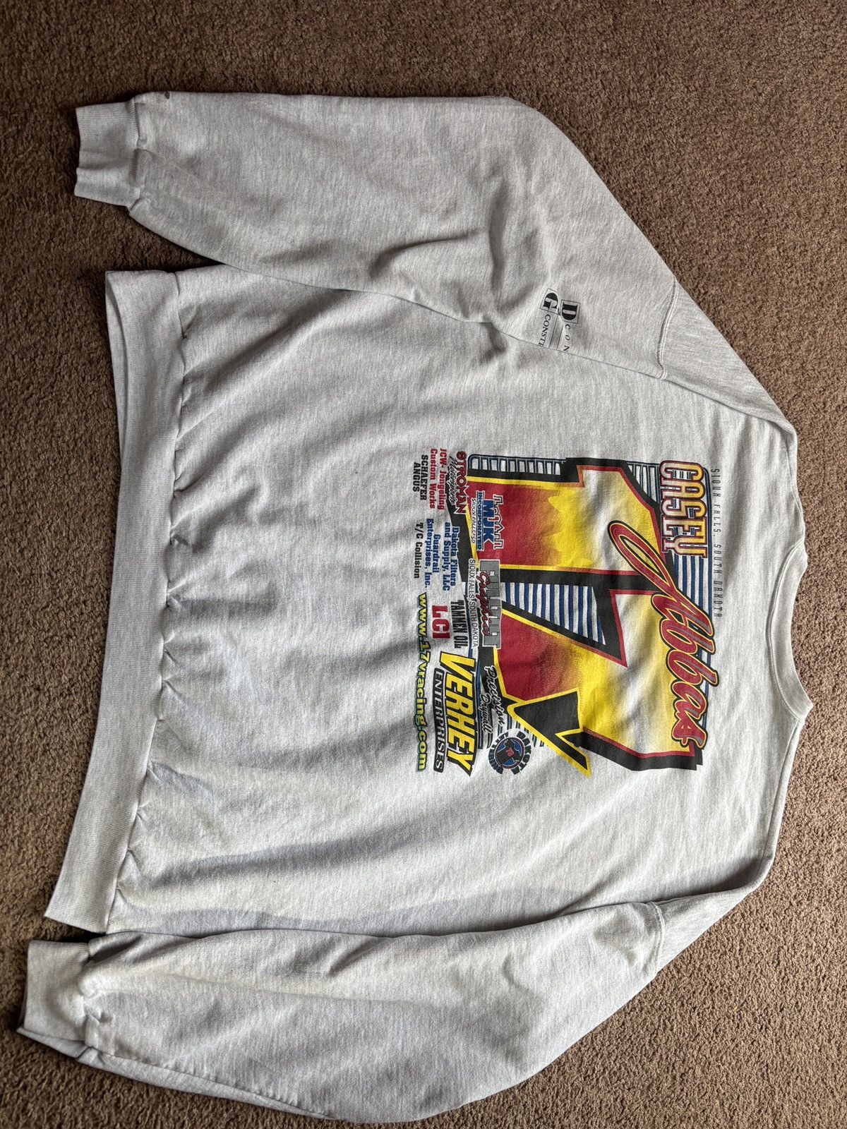 Hanes Casey Abbas Vintage Crewneck Size US XXL / EU 58 / 5 - 1 Thumbnail