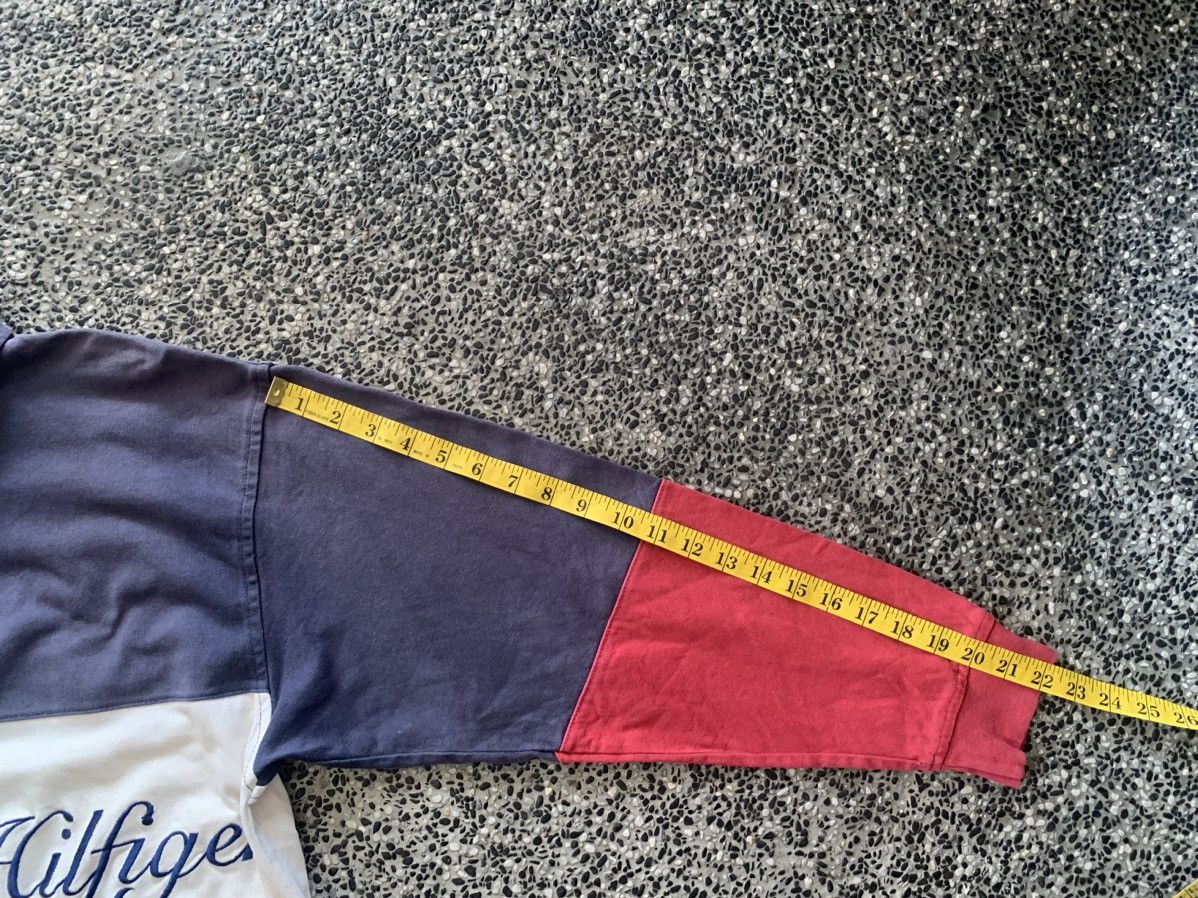 Tommy Hilfiger × Vintage Vintage Tommy Hilfiger Embroidery Long Sleeve Polo Shirt Size US M / EU 48-50 / 2 - 11 Thumbnail