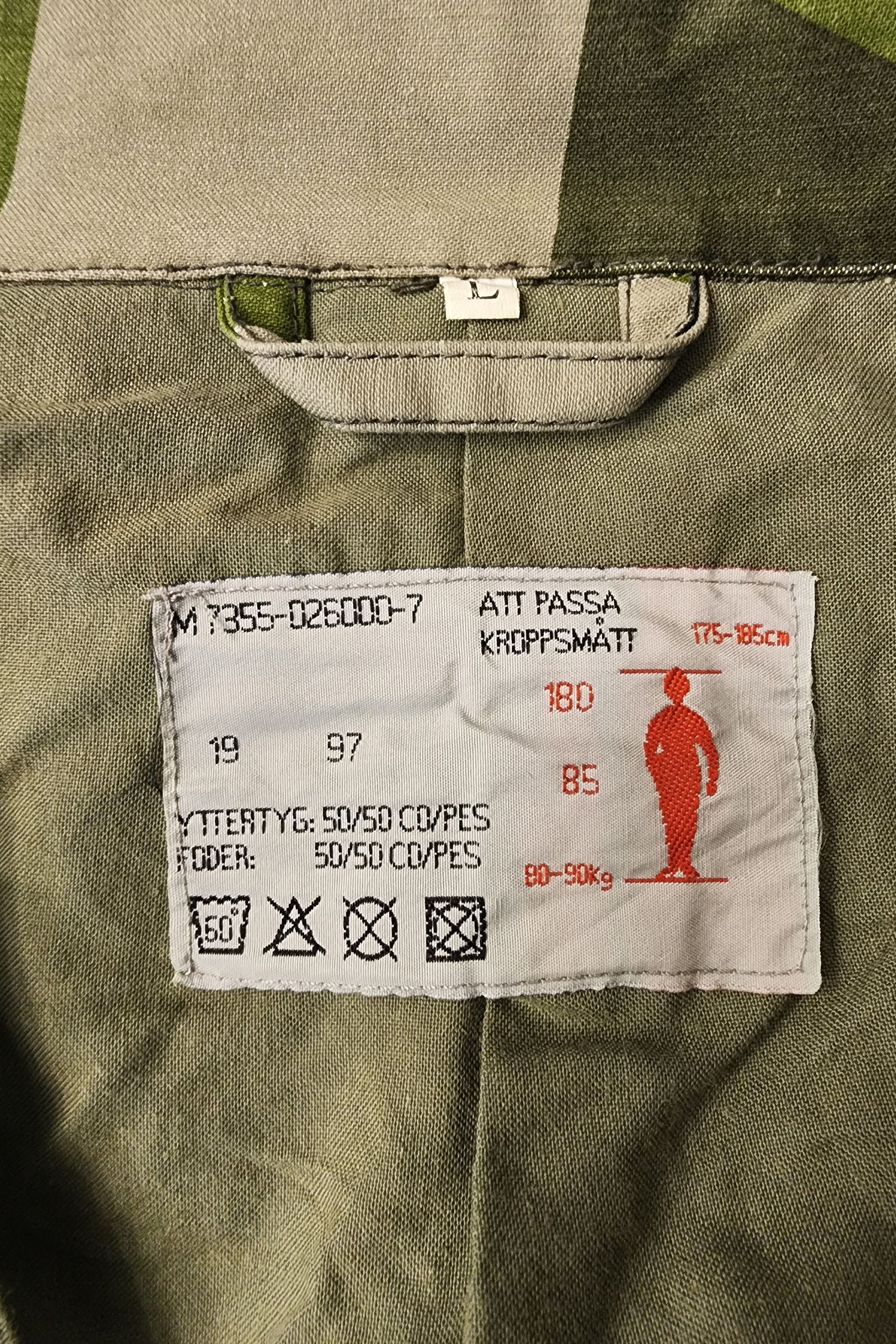 Vintage Rare Vintage Swedish M90 Splinter Army Jacket Size US L / EU 52-54 / 3 - 4 Thumbnail