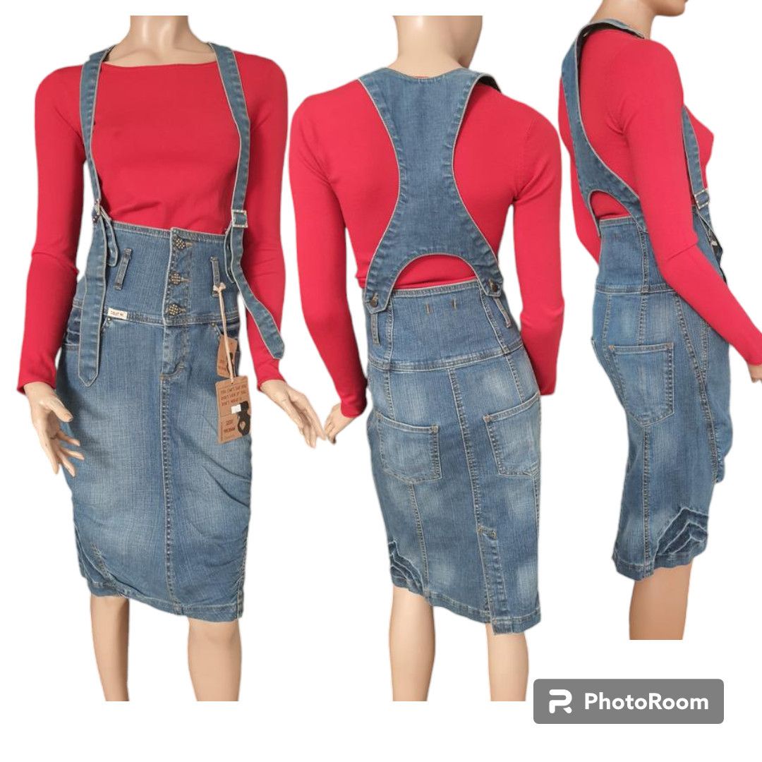 Japanese Brand Archival Avant garde Japanese denim skirt sz S Sexy Woman Size 27" / US 4 / IT 40 - 1 Thumbnail
