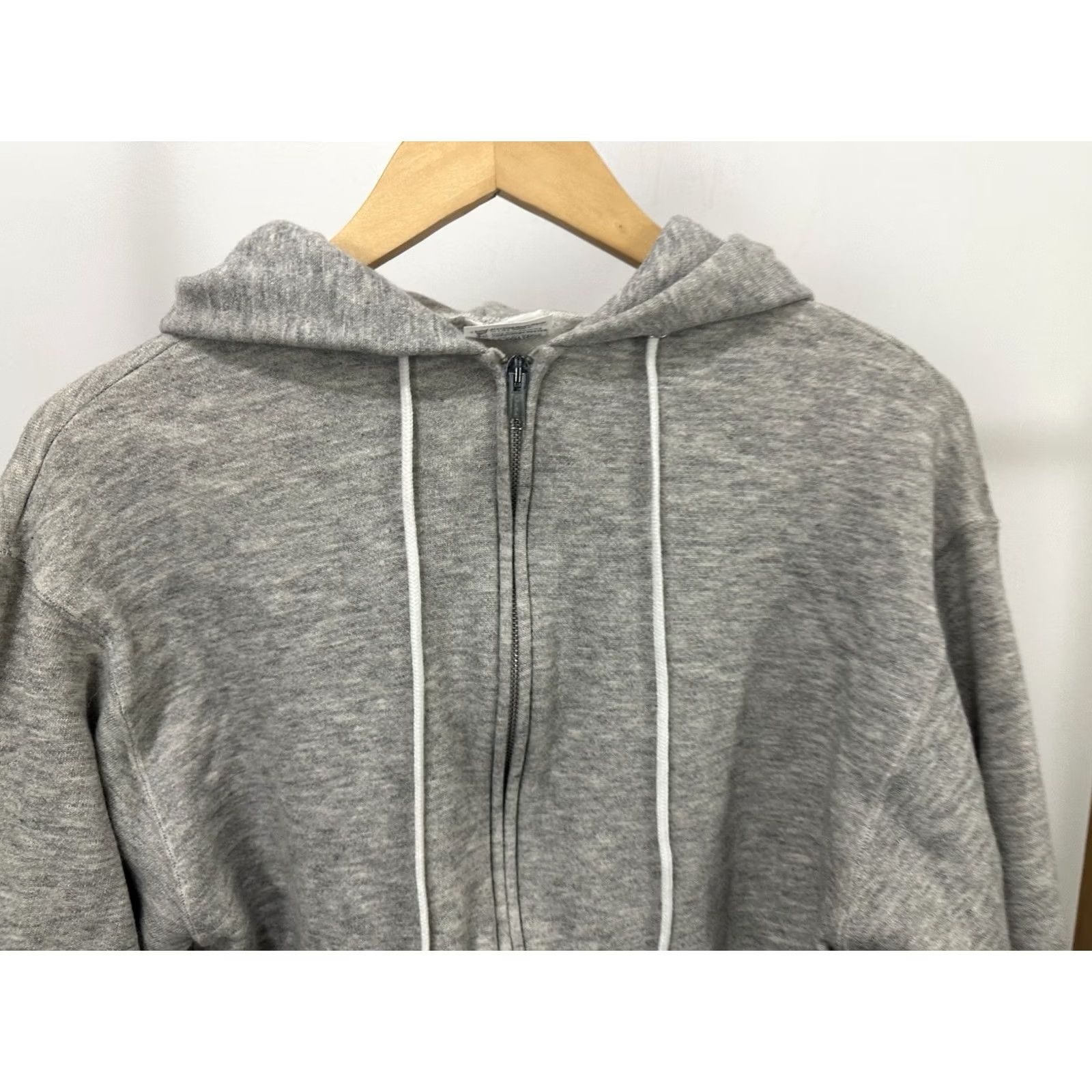 Hanes VTG Hanes Full Zip Hoodie Mens L Gray 80s Tri-Blend Rayon Heather Sweatshirt Zip Front Hoodie Size US L / EU 52-54 / 3 - 4 Thumbnail