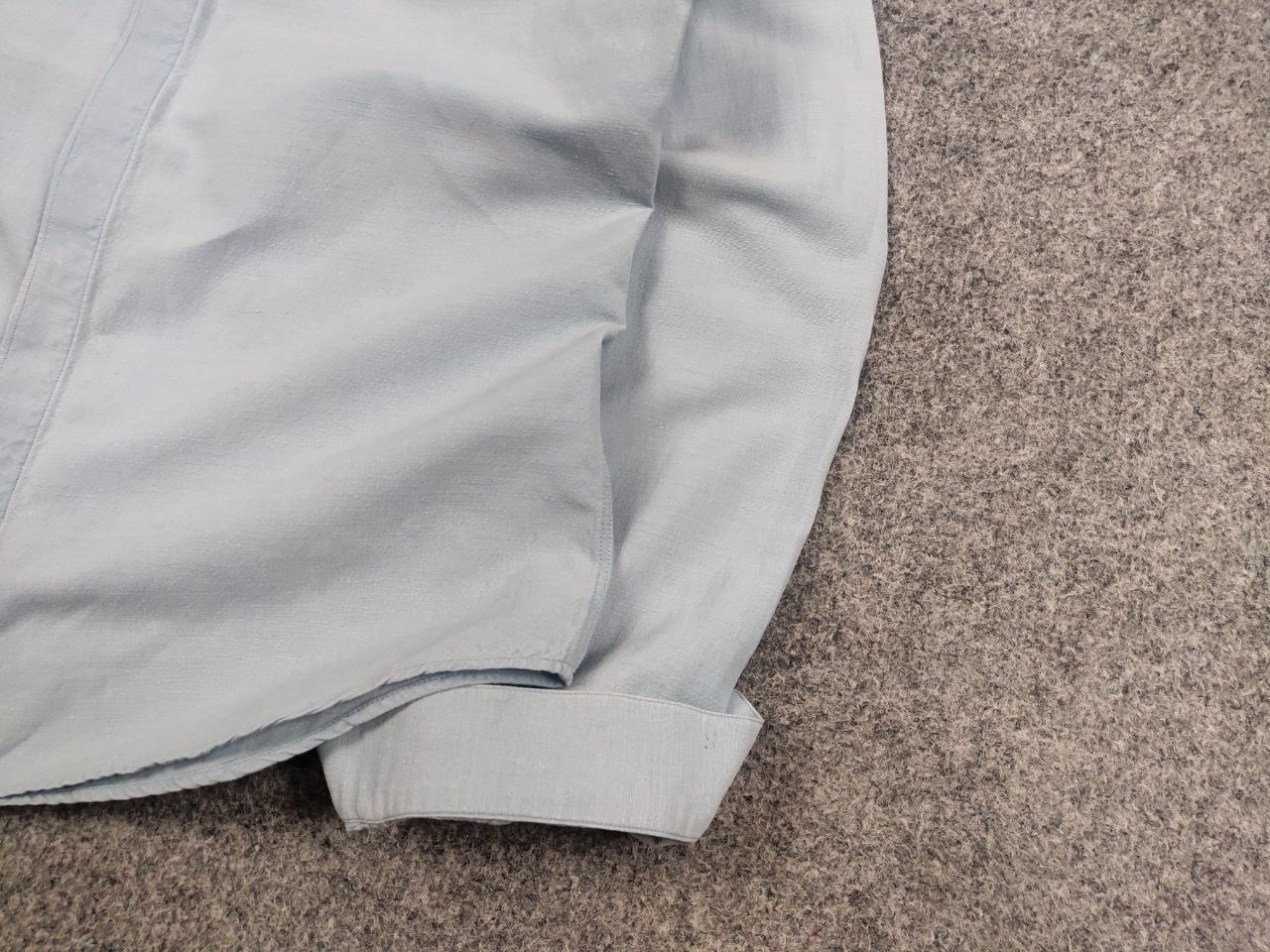 Burberry Burberry Prorsum Collection Casual Blue Cotton Bottom Shirt Size US S / EU 44-46 / 1 - 5 Thumbnail
