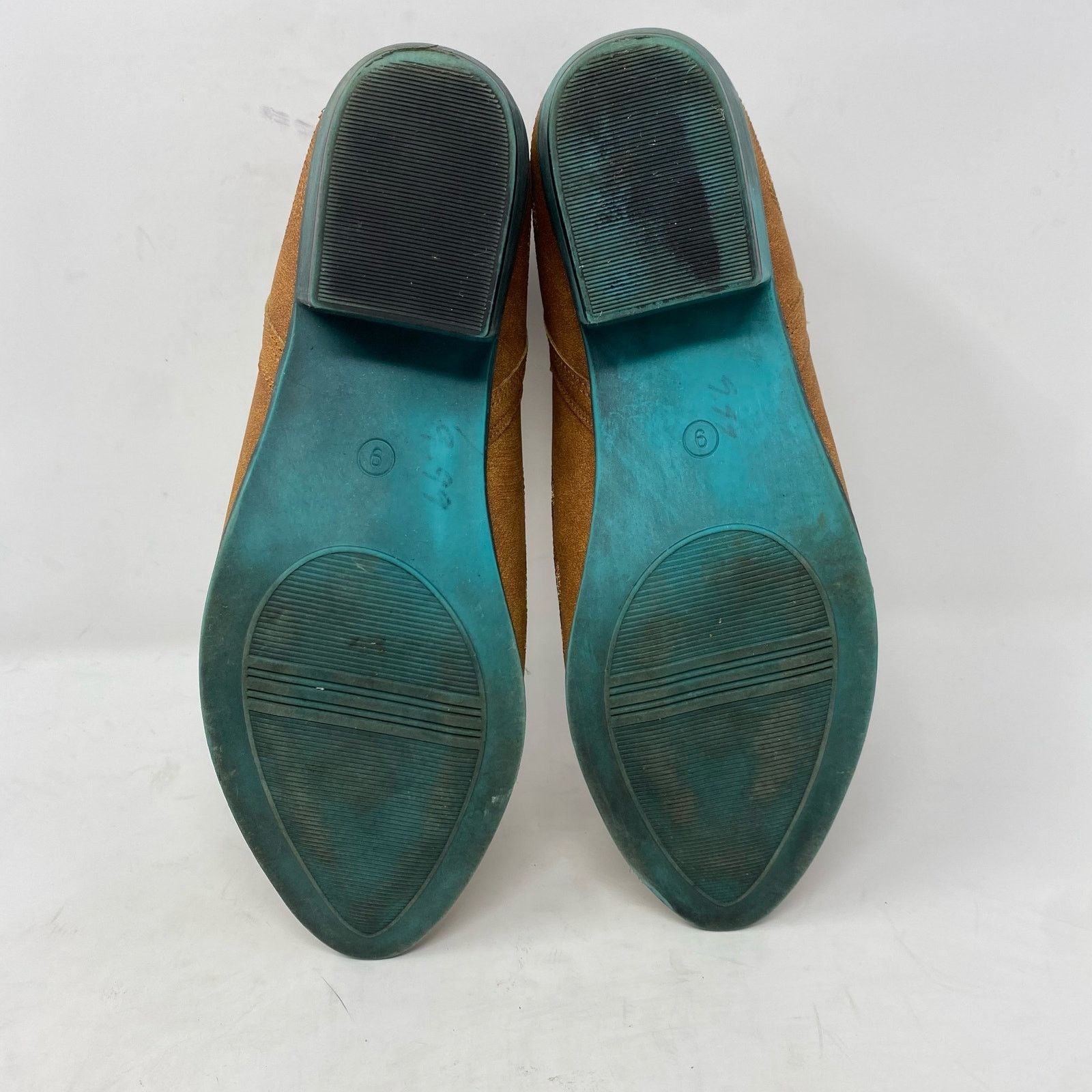 Other Jolimall Cognac Brown Faux Leather with Teal Heels Western 9 Size US 9 / IT 39 - 7 Thumbnail