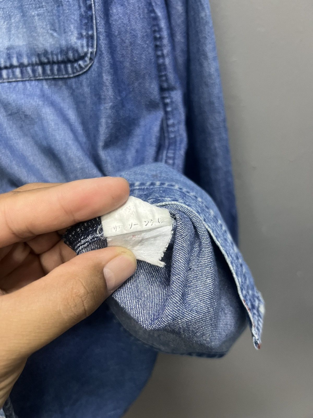Japanese Brand Dioica Denim Shirt Double Pocket Size US M / EU 48-50 / 2 - 6 Thumbnail