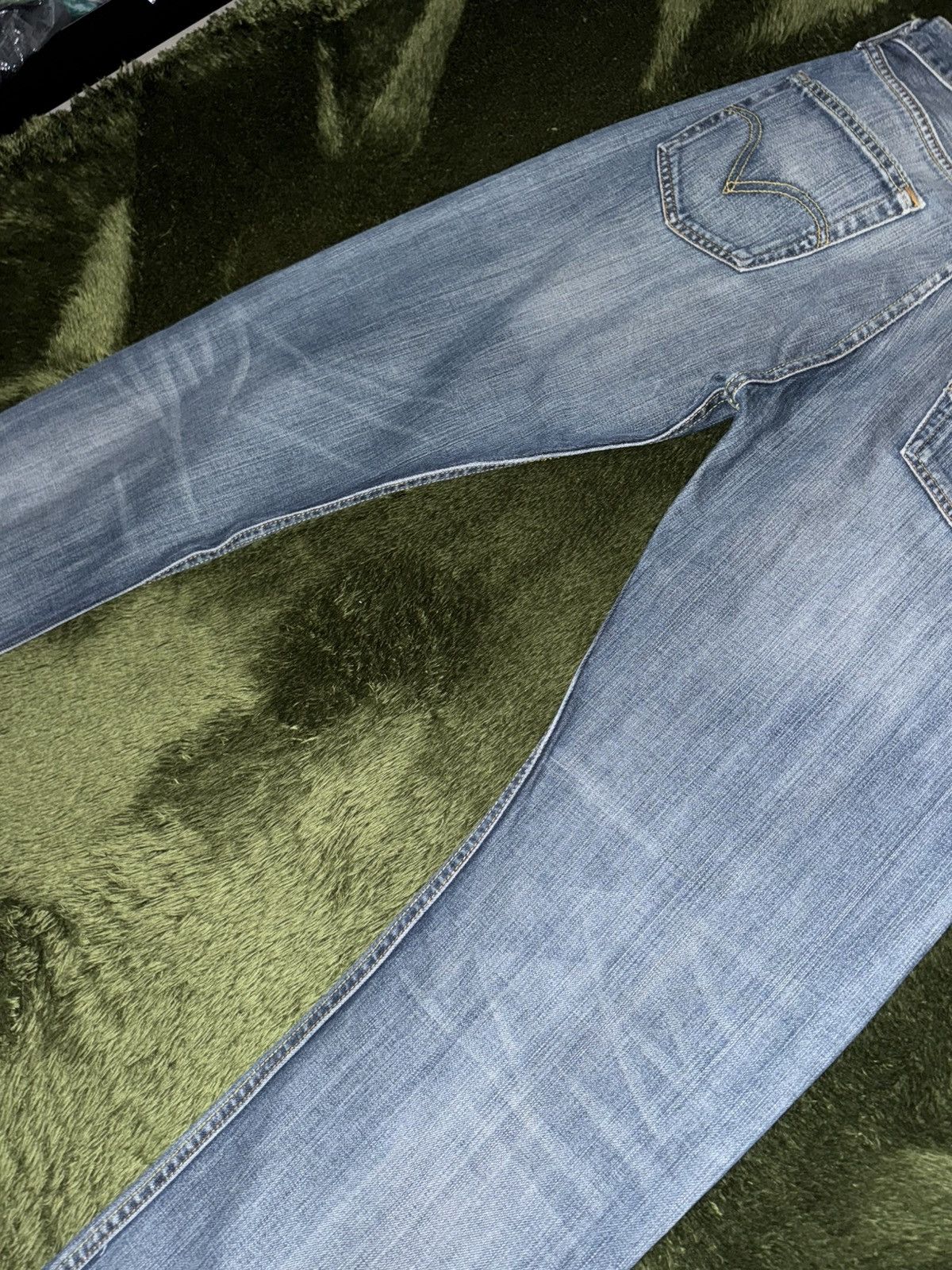 Levi's [W32/L32] Levis 501 USA button fly washed denim pants Size US 32 / EU 48 - 10 Thumbnail