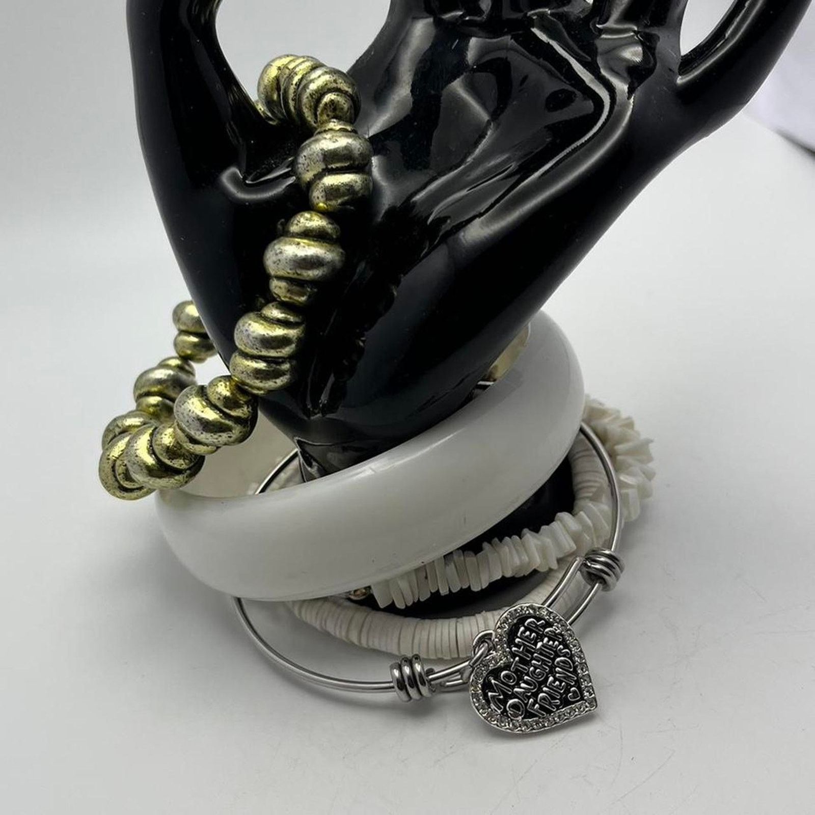 Other Vintage Silver & Gold Heart Bracelet Bundle Size ONE SIZE - 2 Thumbnail