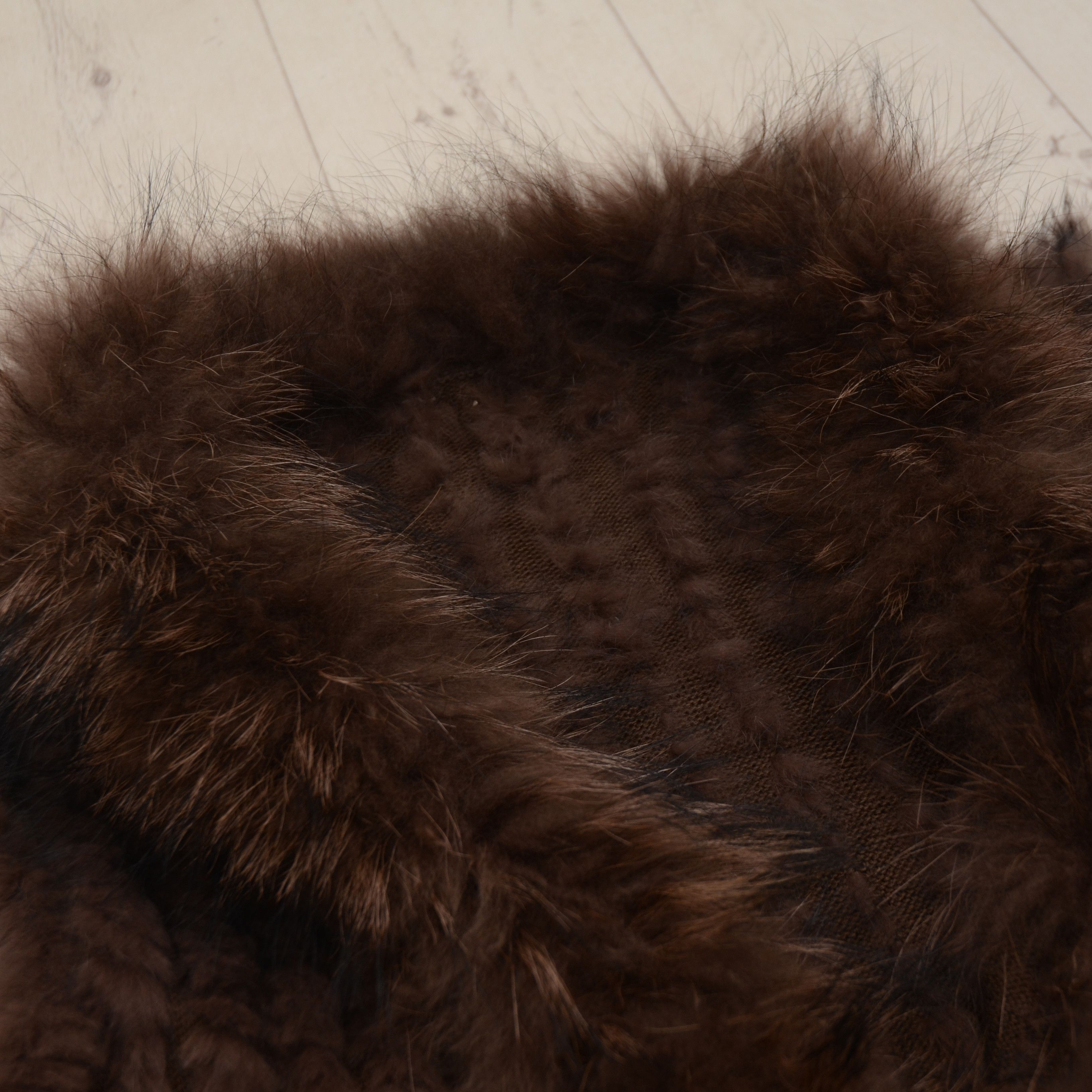 Vintage Oakwood Sleeveless Hooded Rabbit Fur Vest Y2K Avant-Garde Size L / US 10 / IT 46 - 6 Thumbnail