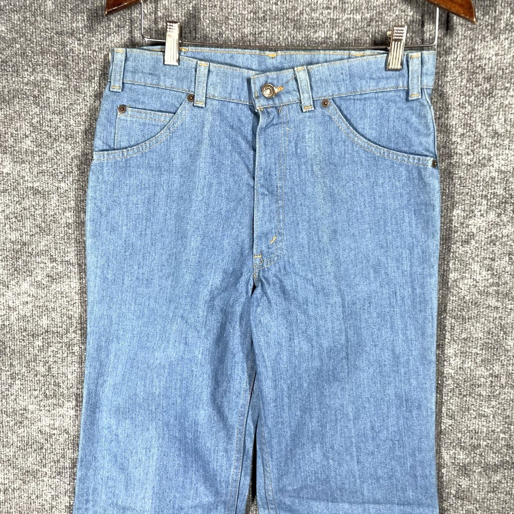 Levi's VINTAGE Levi's Jeans Denim 501 Series Size 32x38 Unisex USA Orange Tab Men’s 1980s Straight Jeans Size US 32 / EU 48 - 3 Thumbnail