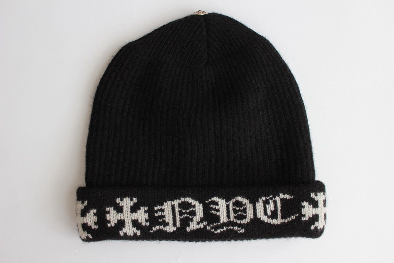 Chrome Hearts Chrome Hearts NYC Big Daddy Cashmere Beanie Size ONE SIZE - 2 Thumbnail