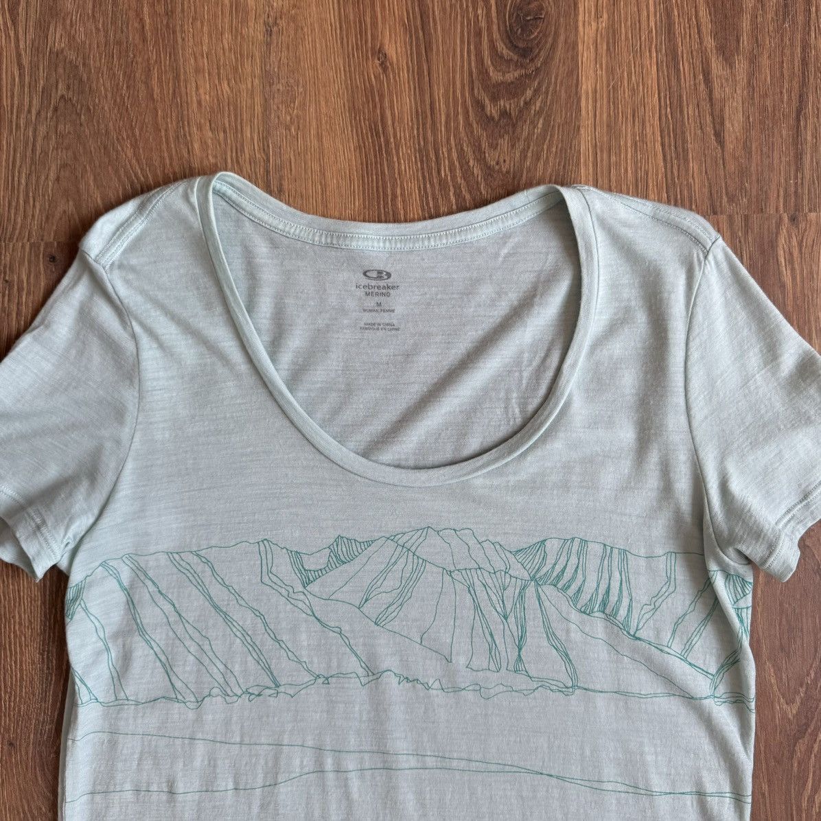 Icebreaker Icebreaker Wool T Shirt Women’s M Blue Size M / US 6-8 / IT 42-44 - 2 Thumbnail