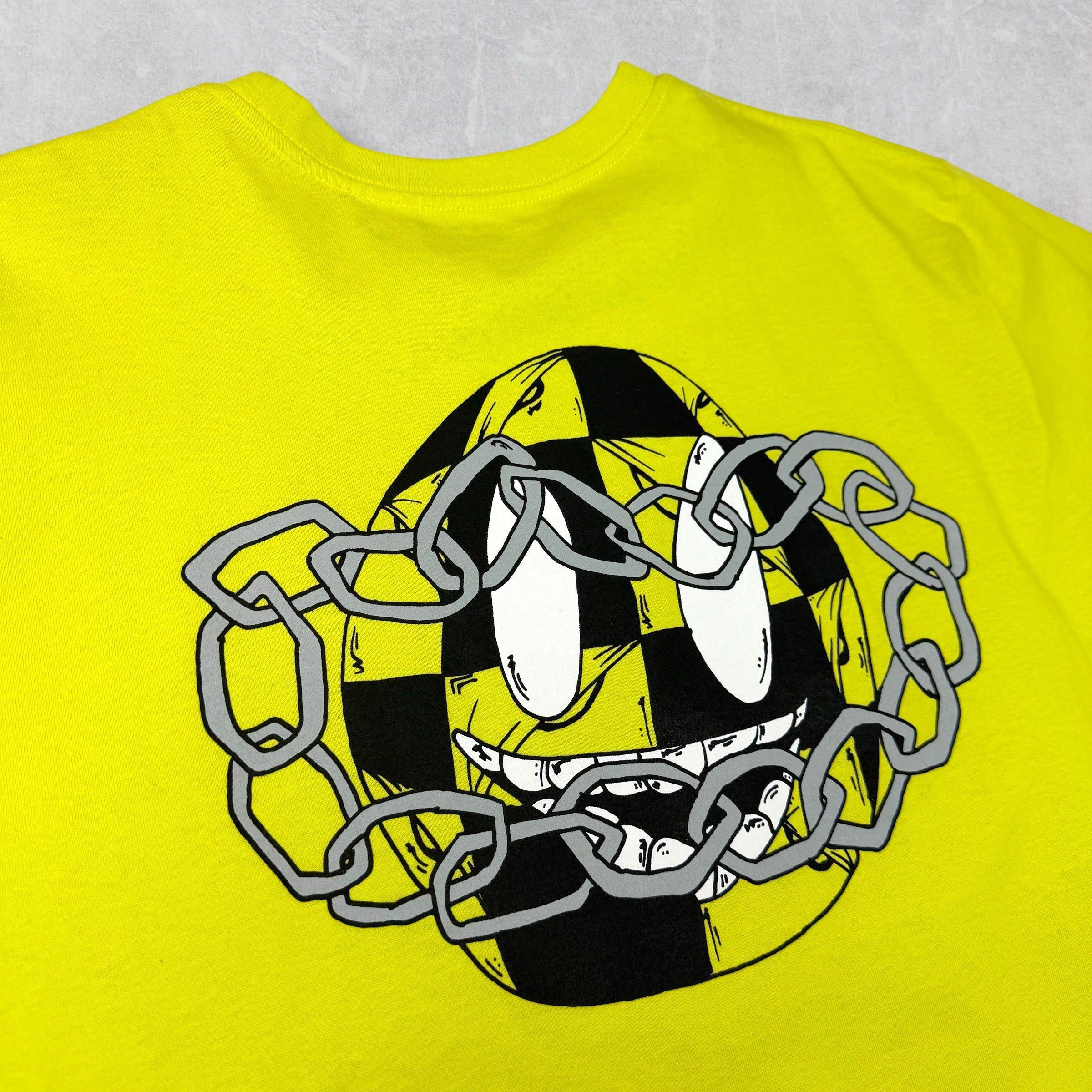 Chrome Hearts Chrome Hearts Matty Boy "Links" Neon Green Tee XXL Size US XXL / EU 58 / 5 - 4 Thumbnail