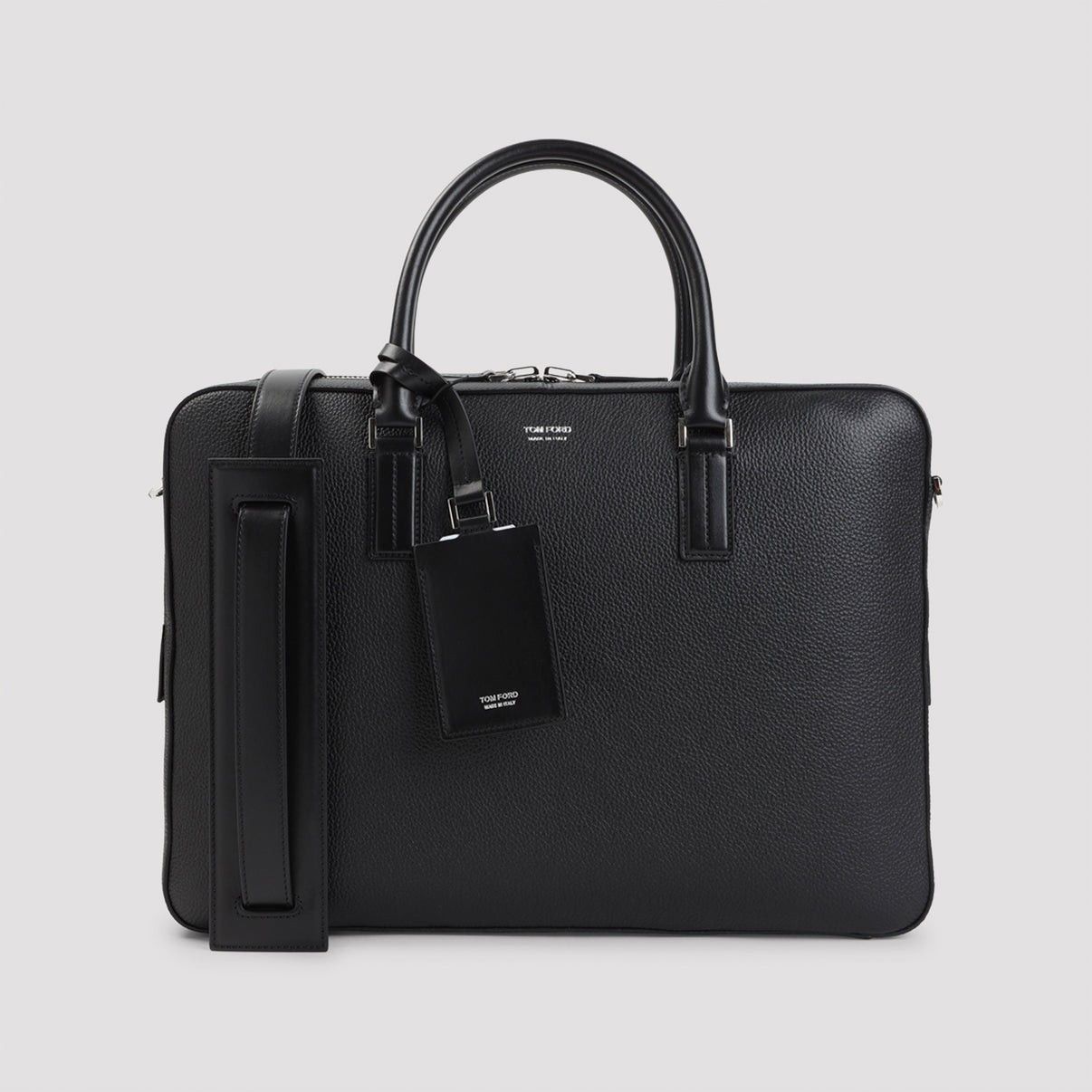 Tom Ford TOM FORD Elliot Black Grain Leather Briefcase New & Authenti Size ONE SIZE - 1 Thumbnail