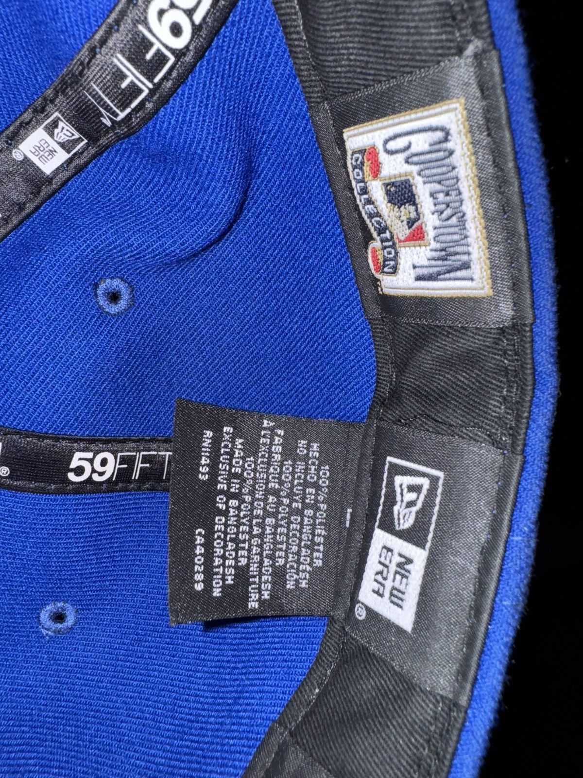 New Era Angels Blue fitted Size 38 - 5 Thumbnail