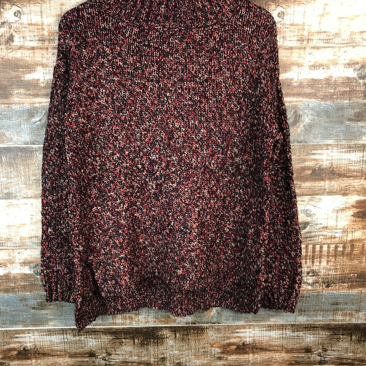 Homespun Knitwear × Japanese Brand Japanese Brand Maroon Knitwear sweatshirt #A1811 Size M / US 6-8 / IT 42-44 - 3 Thumbnail