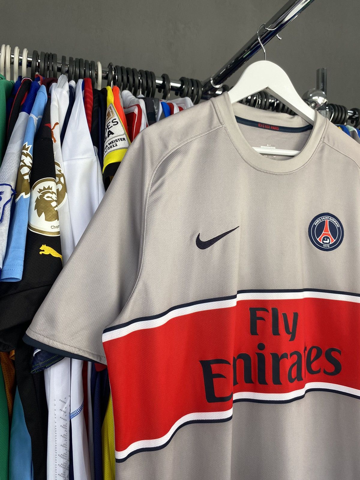 Nike 2008/09 NIKE PARIS SAINT-GERMAIN SOCCER JERSEY FOOTBALL SHIR Size US XL / EU 56 / 4 - 3 Thumbnail