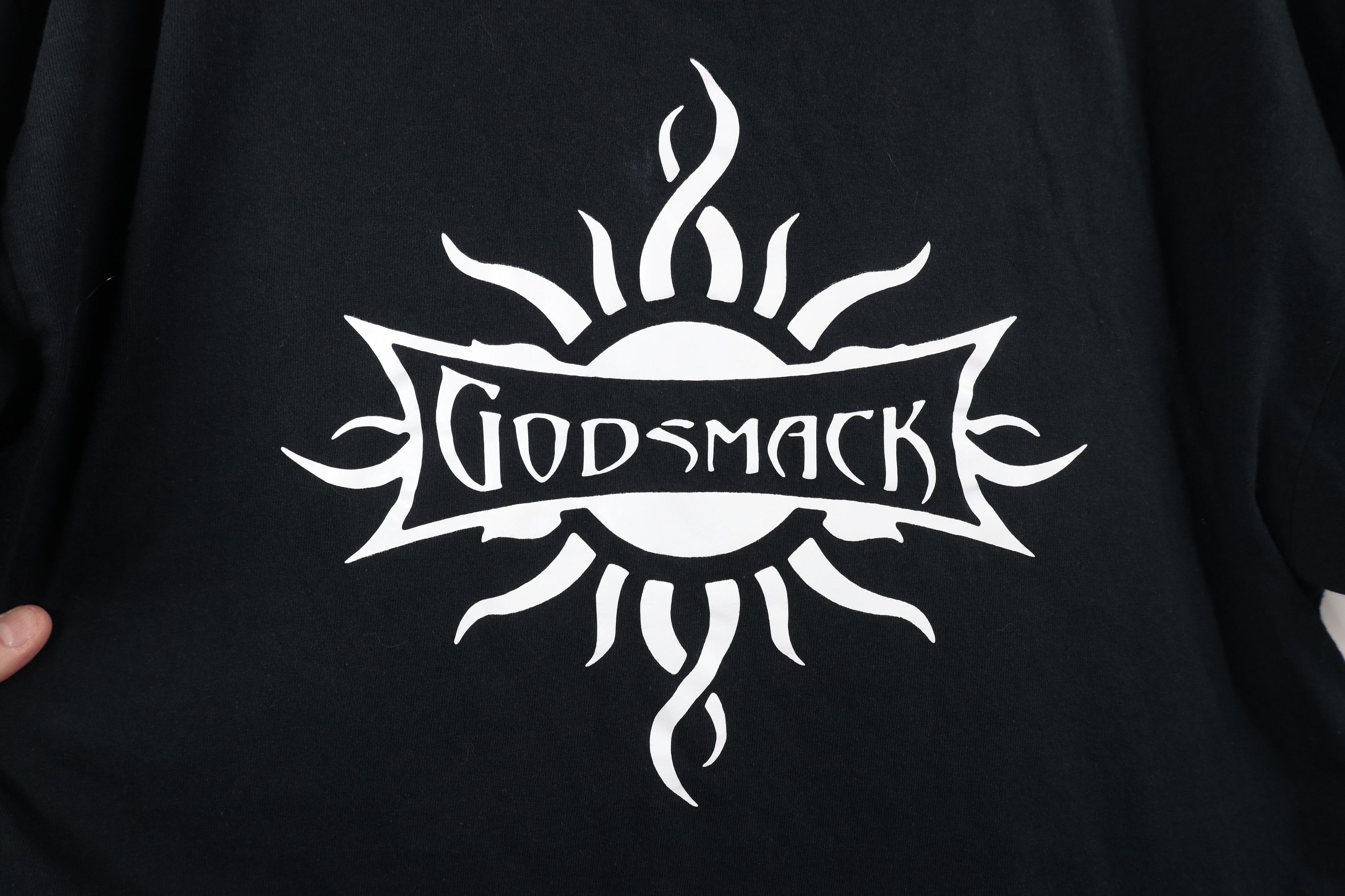 Vintage Y2K 2023 Spell Staind God Smack Band Short Sleeve T-Shirt Size US XL / EU 56 / 4 - 5 Thumbnail