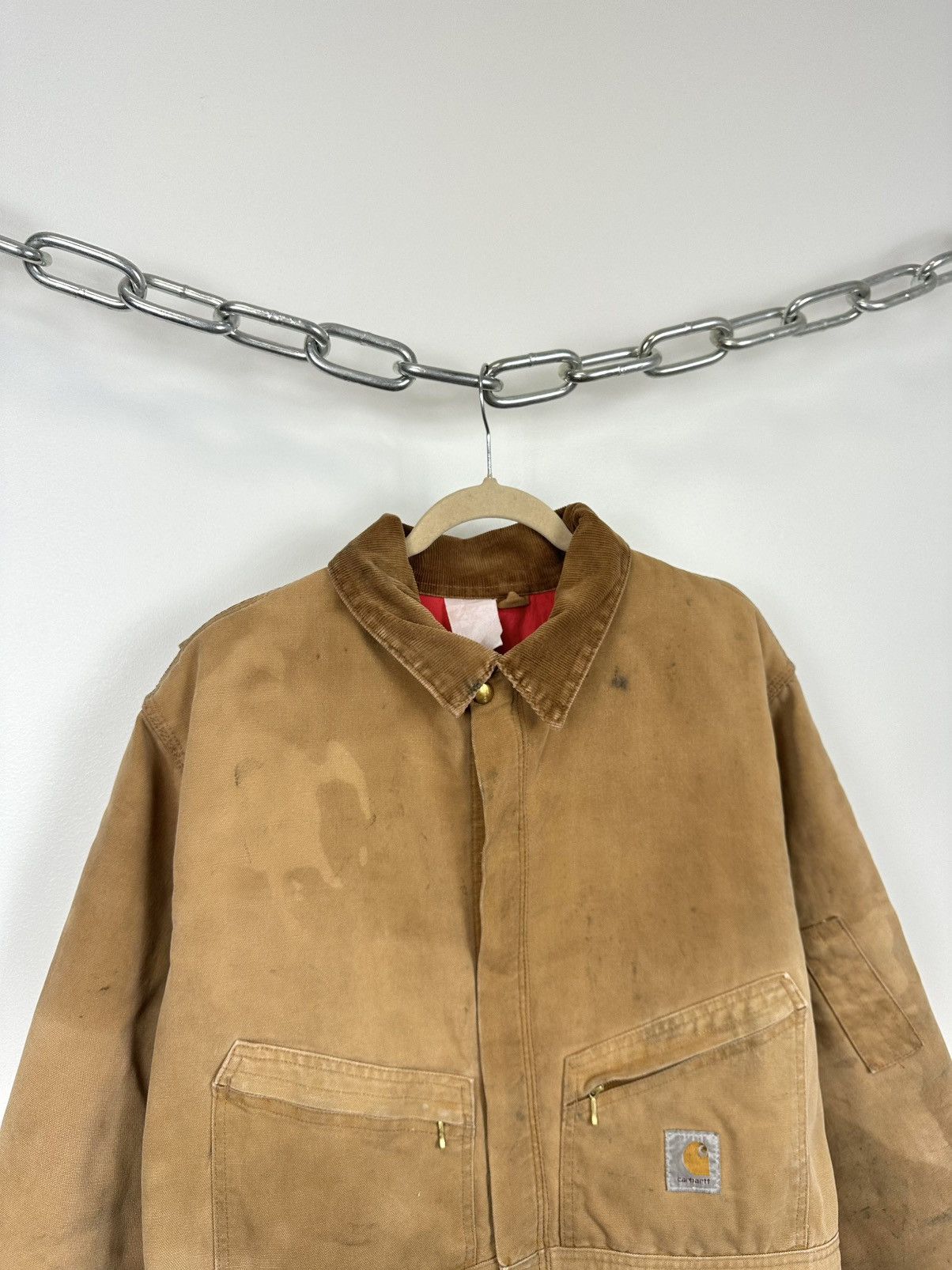 Carhartt Vintage 80s Carhartt USA Cropped Boxy Distressed Rare Jacket Size US M / EU 48-50 / 2 - 3 Thumbnail