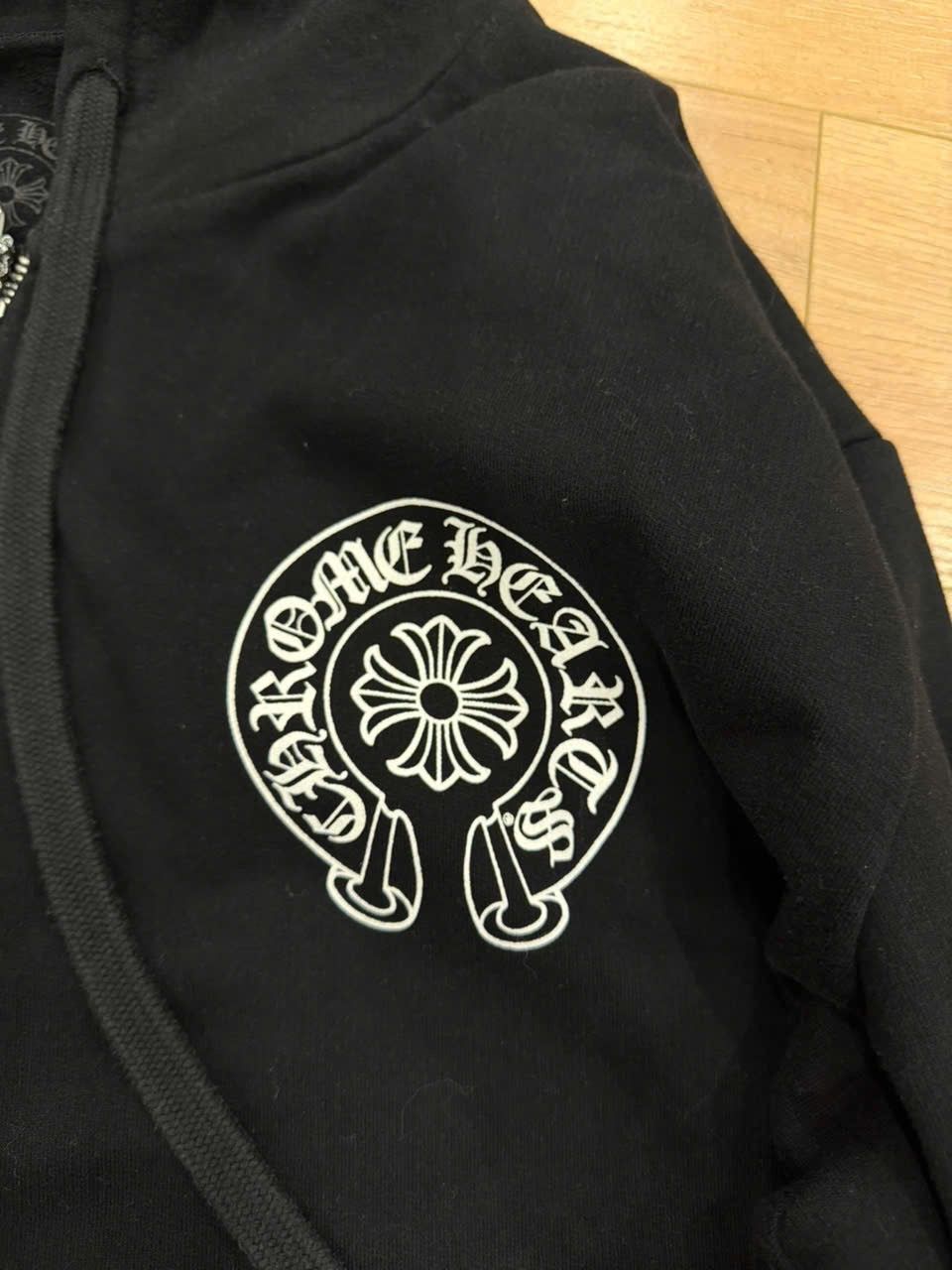 Chrome Hearts CHROME HEARTS Multi Color Horseshoe Logo Zip Up Hoodie BLACK Size M / US 6-8 / IT 42-44 - 6 Thumbnail