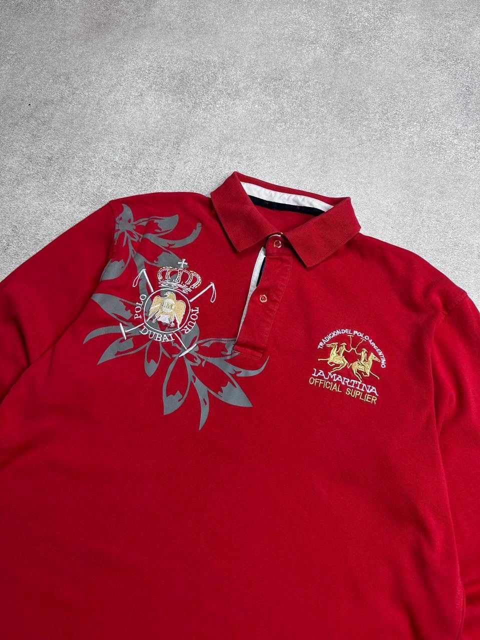 La Martina Vintage La Martina Dubai Chief Keef Style Rugby Shirt M Size US M / EU 48-50 / 2 - 2 Thumbnail