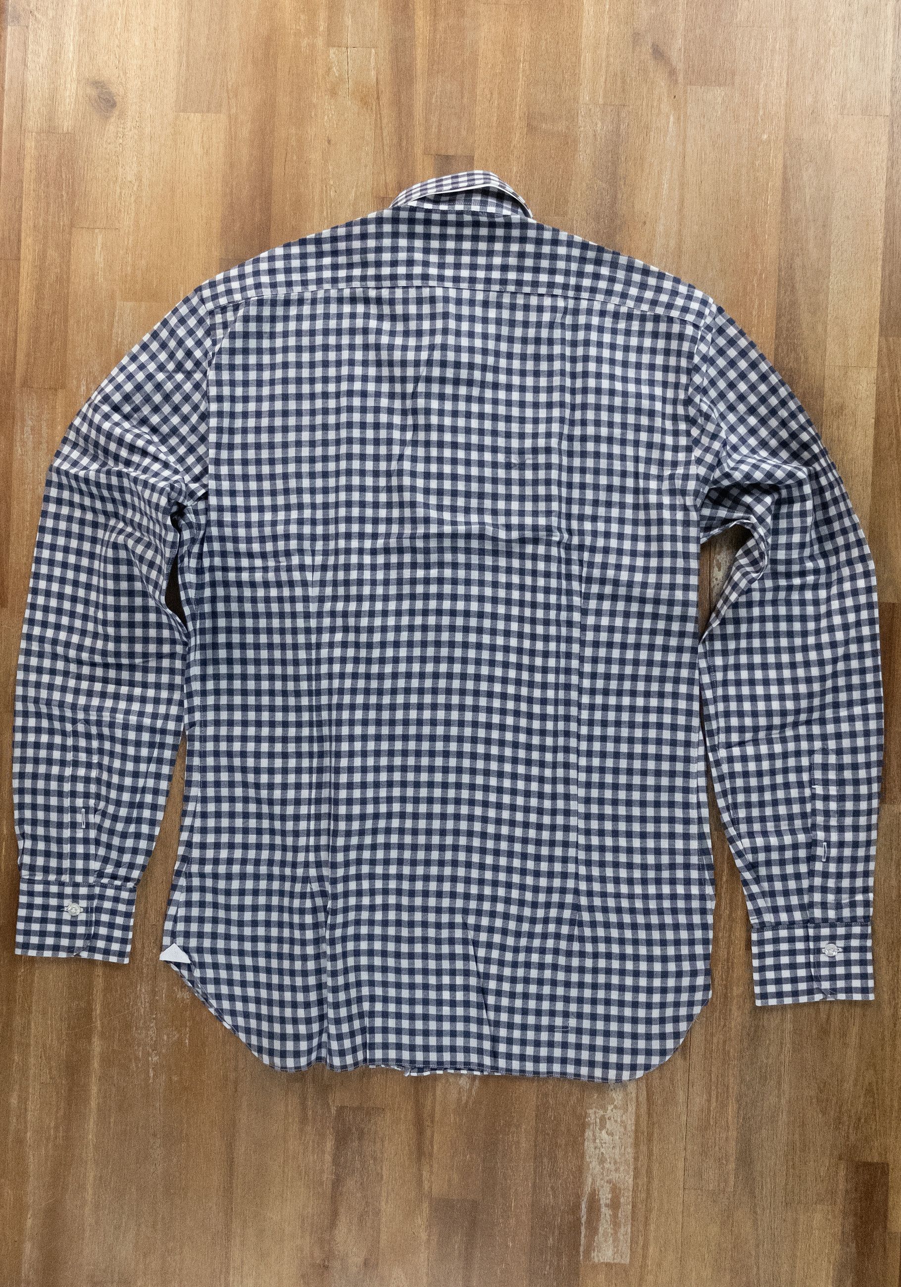 Barba Napoli BARBA Napoli Dandy Life blue white flannel cotton shirt 39 Size US M / EU 48-50 / 2 - 5 Thumbnail